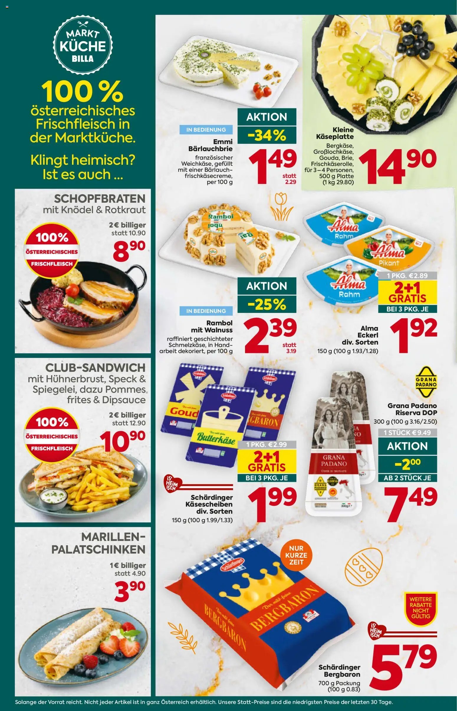 Billa Plus Flugblatt