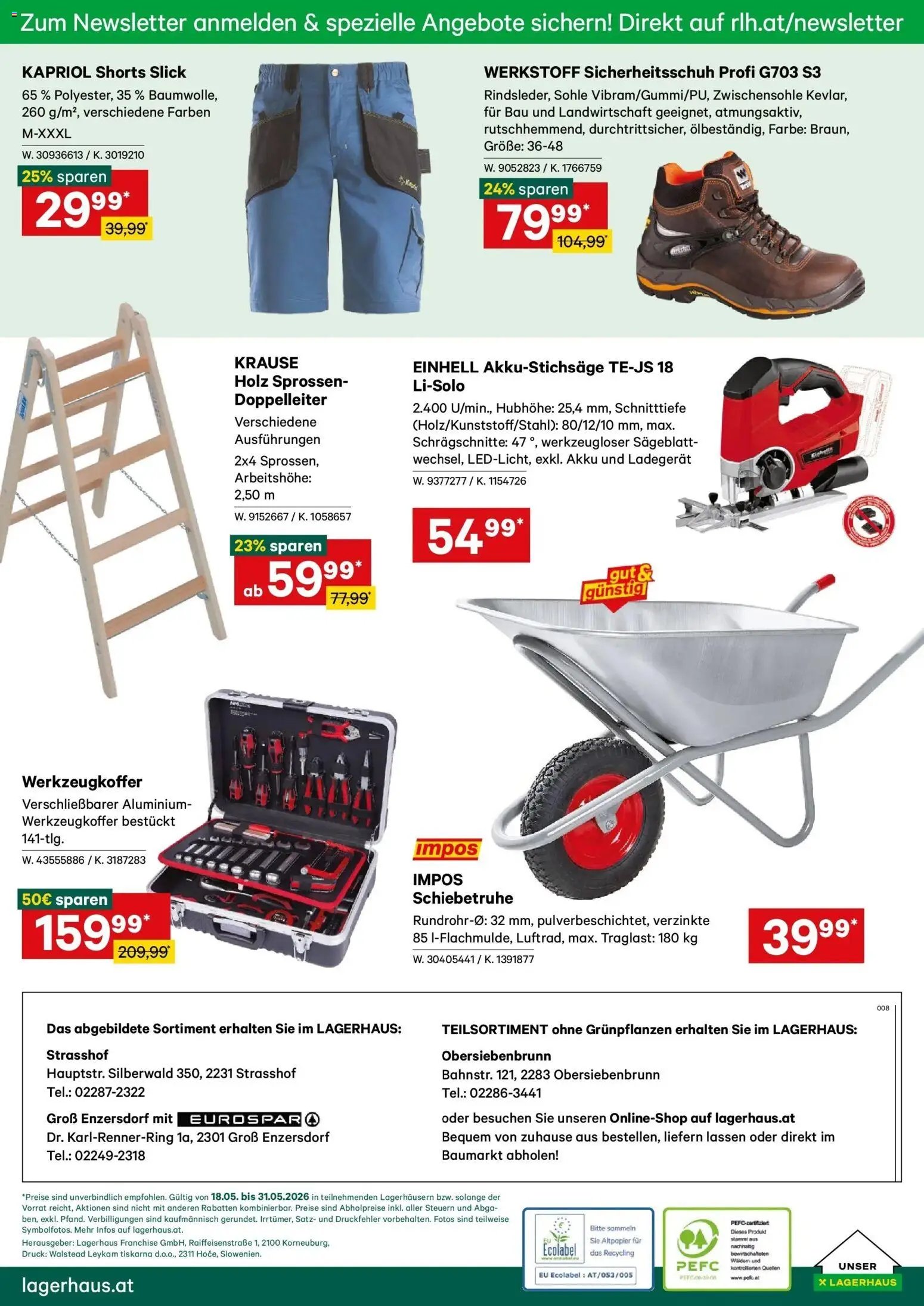 Lagerhaus Wochen Angebote