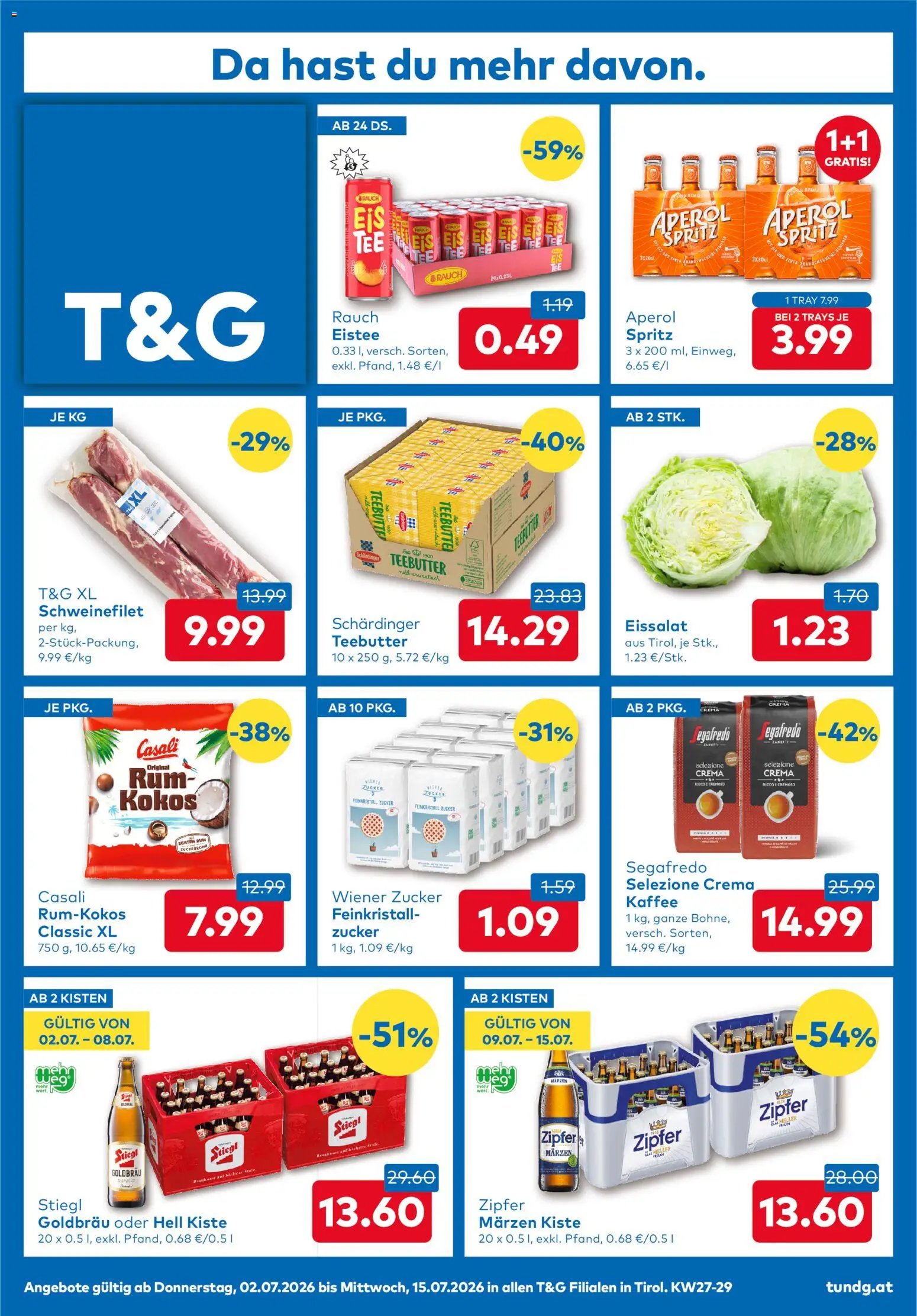T&G Flugblatt