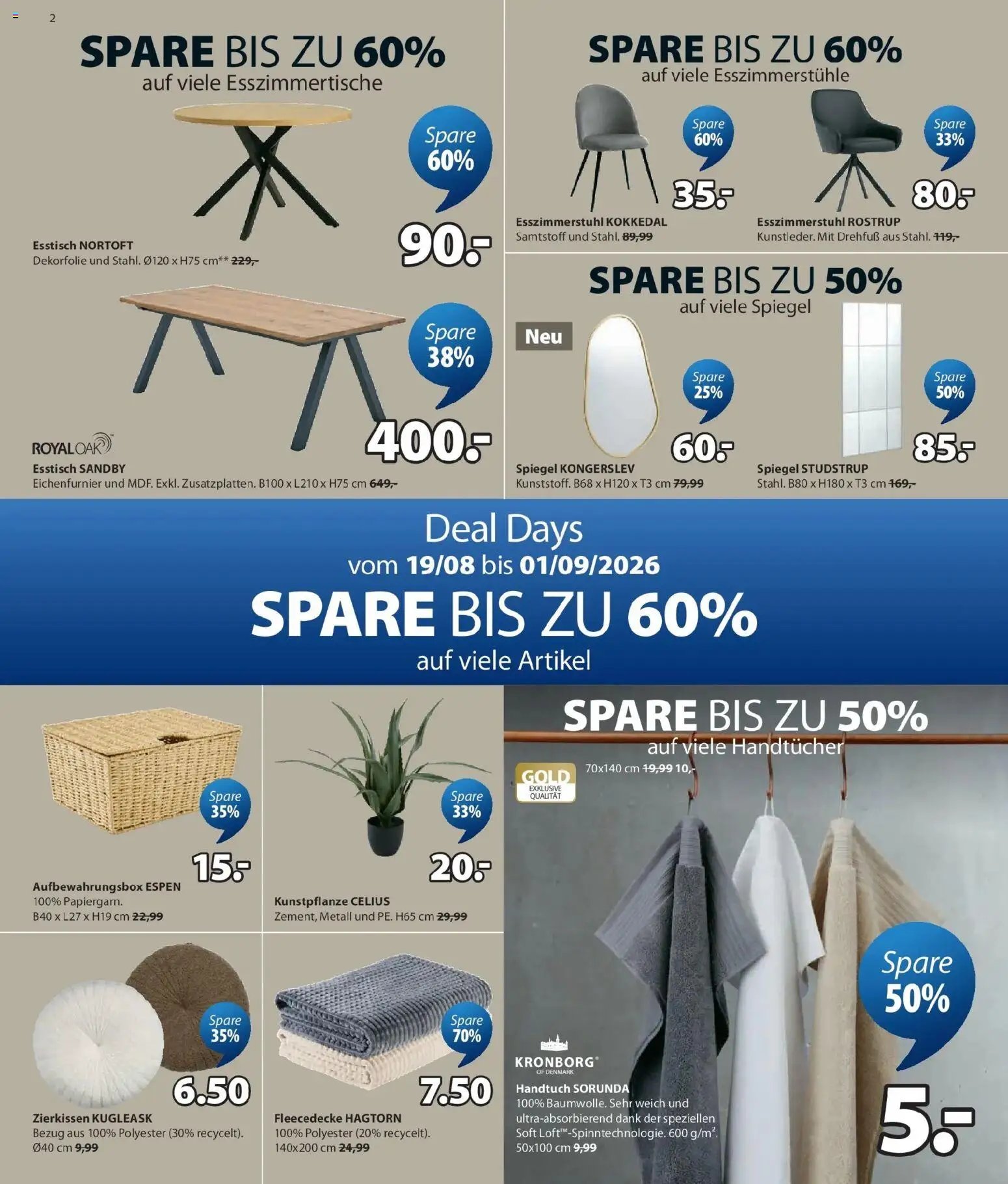 JYSK: Spare Bis Zu 60%