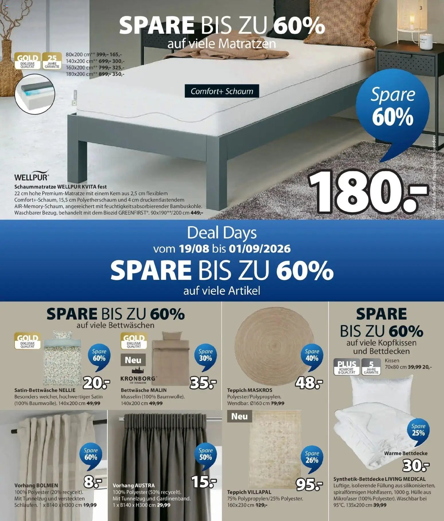 JYSK: Spare Bis Zu 60%