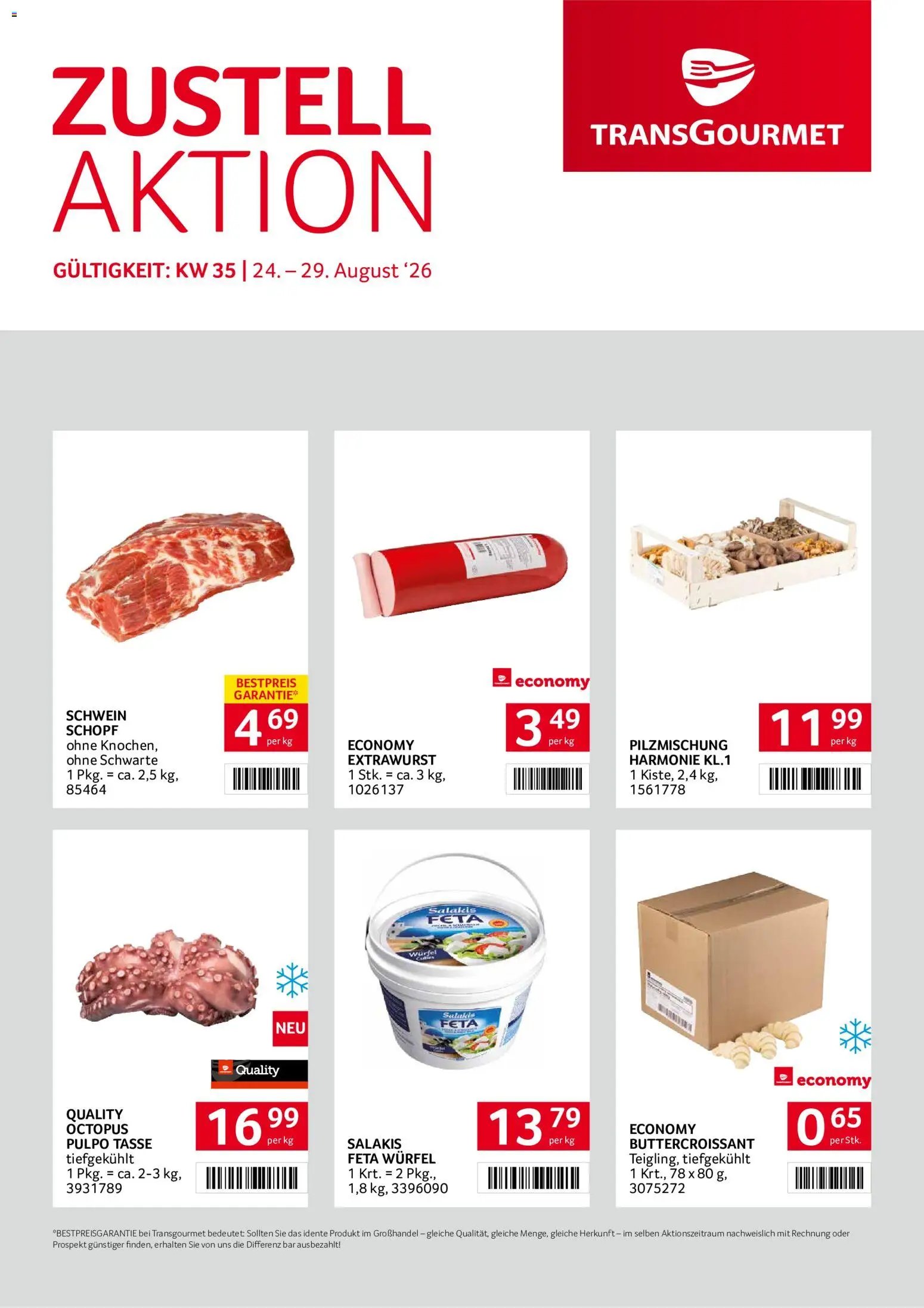 Transgourmet Zustellaktion