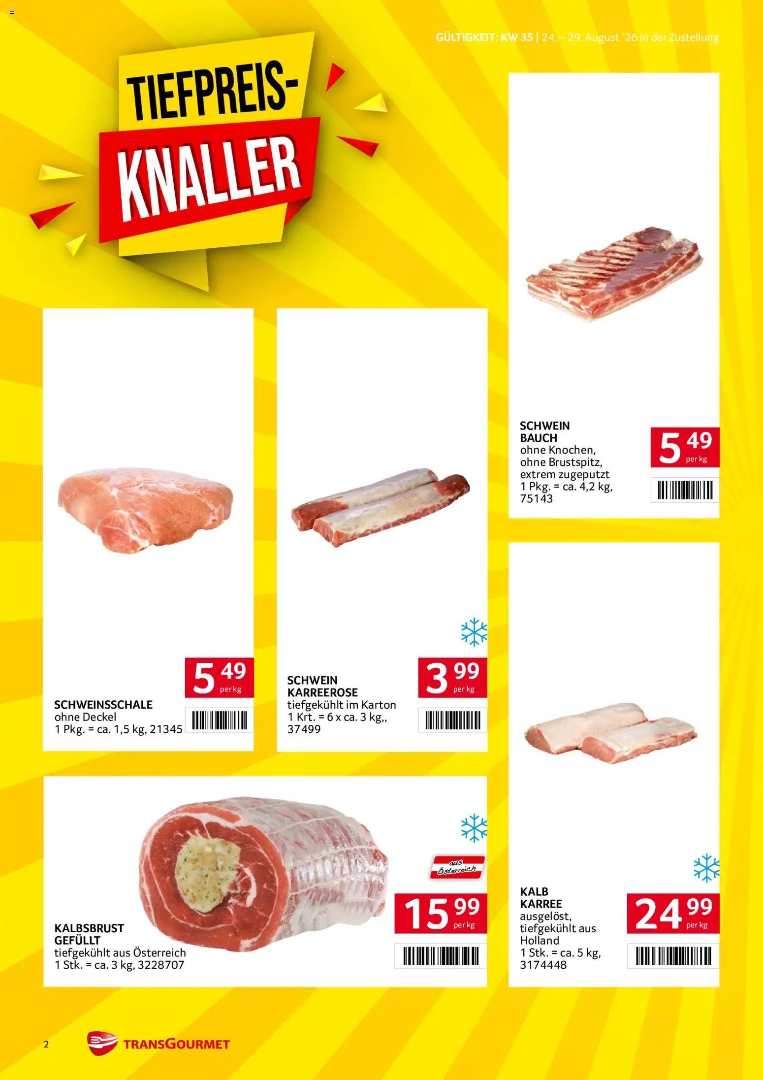 Transgourmet Zustellaktion