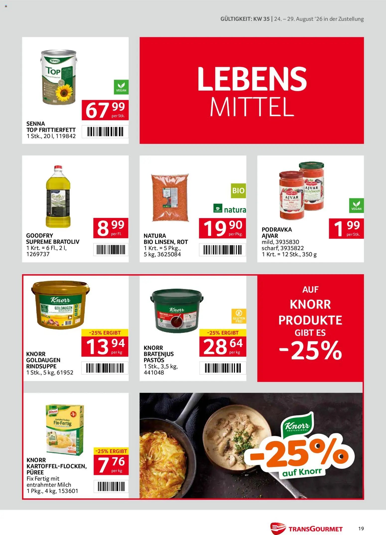 Transgourmet Zustellaktion