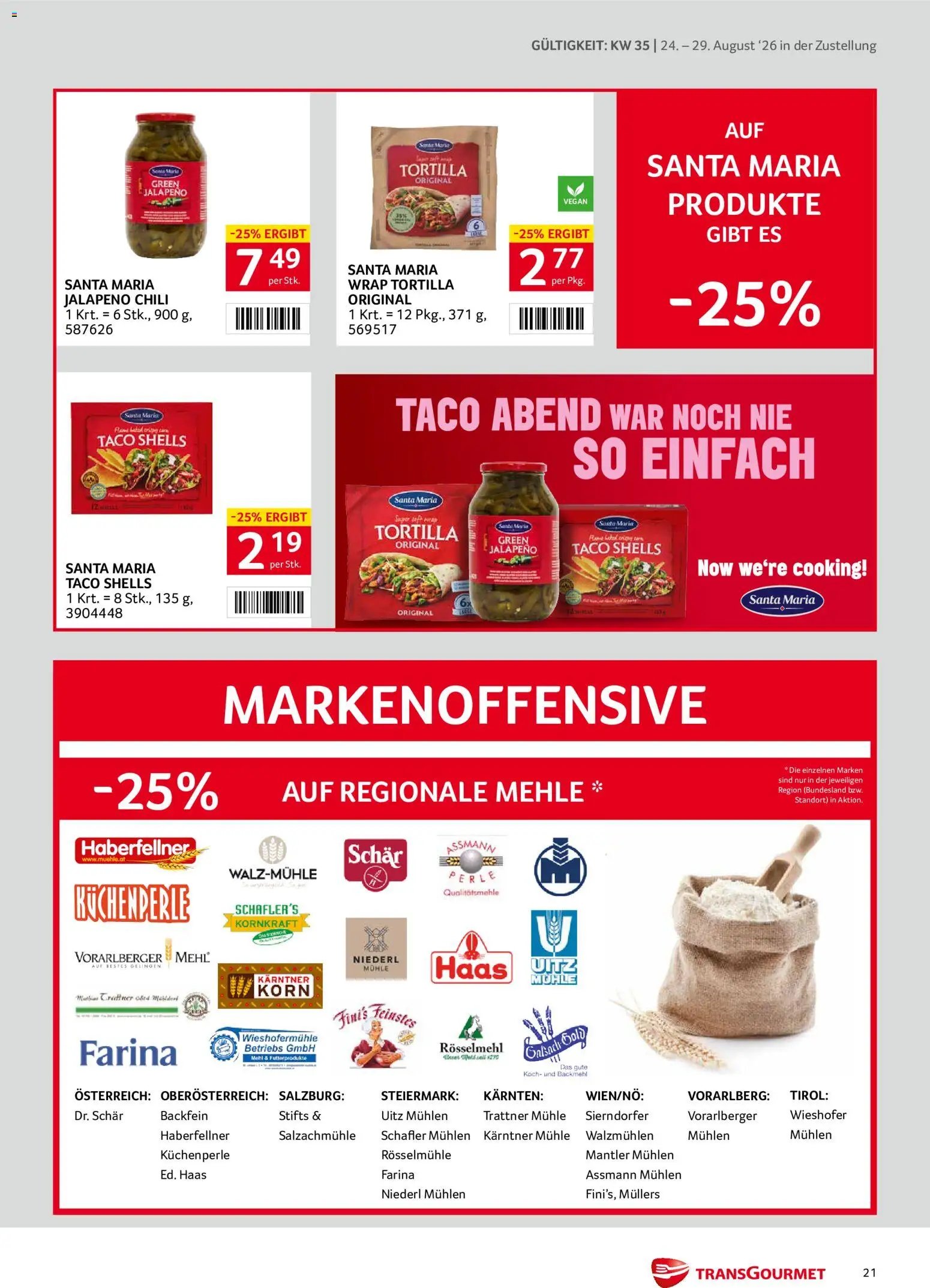 Transgourmet Zustellaktion