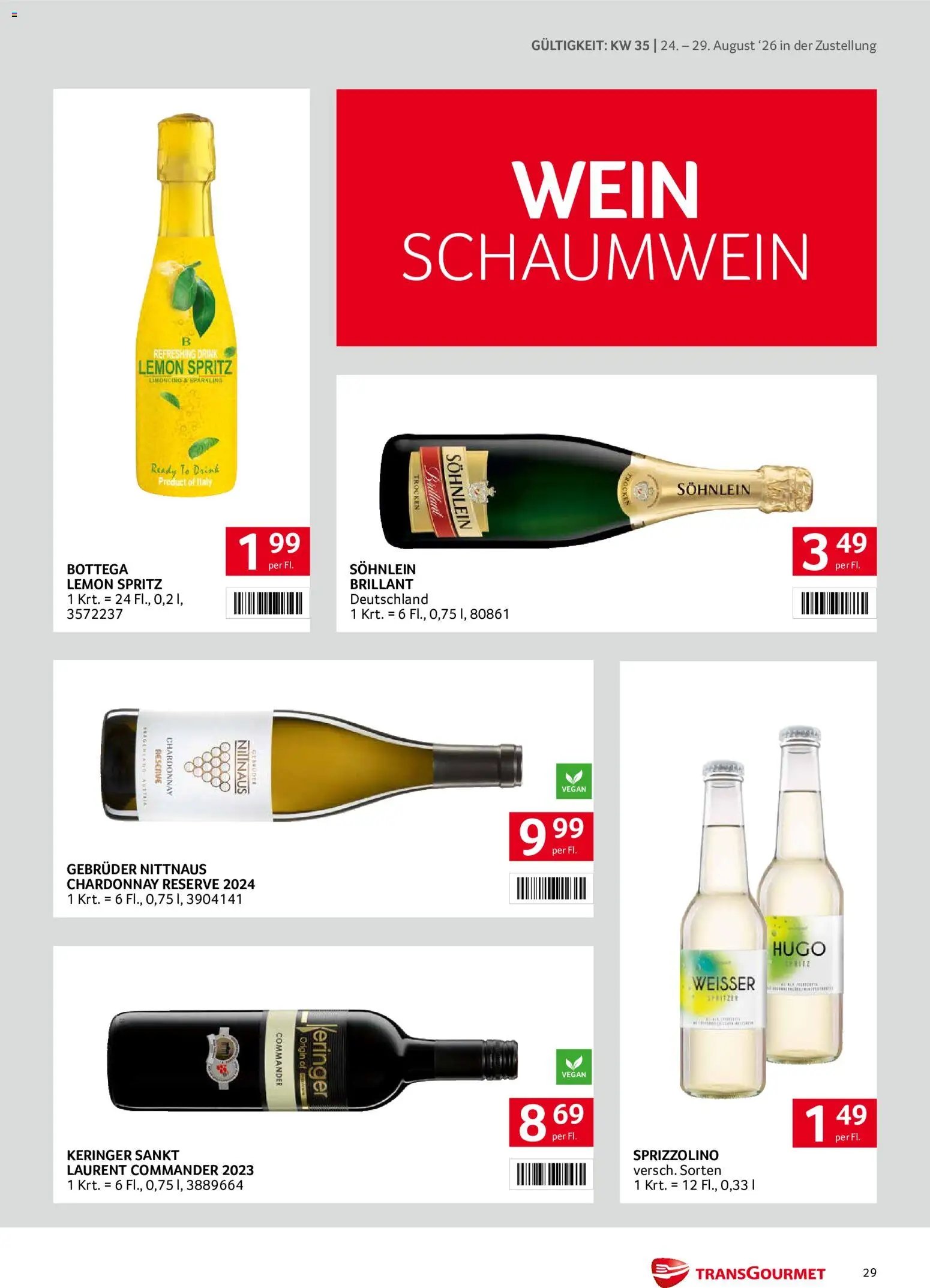 Transgourmet Zustellaktion