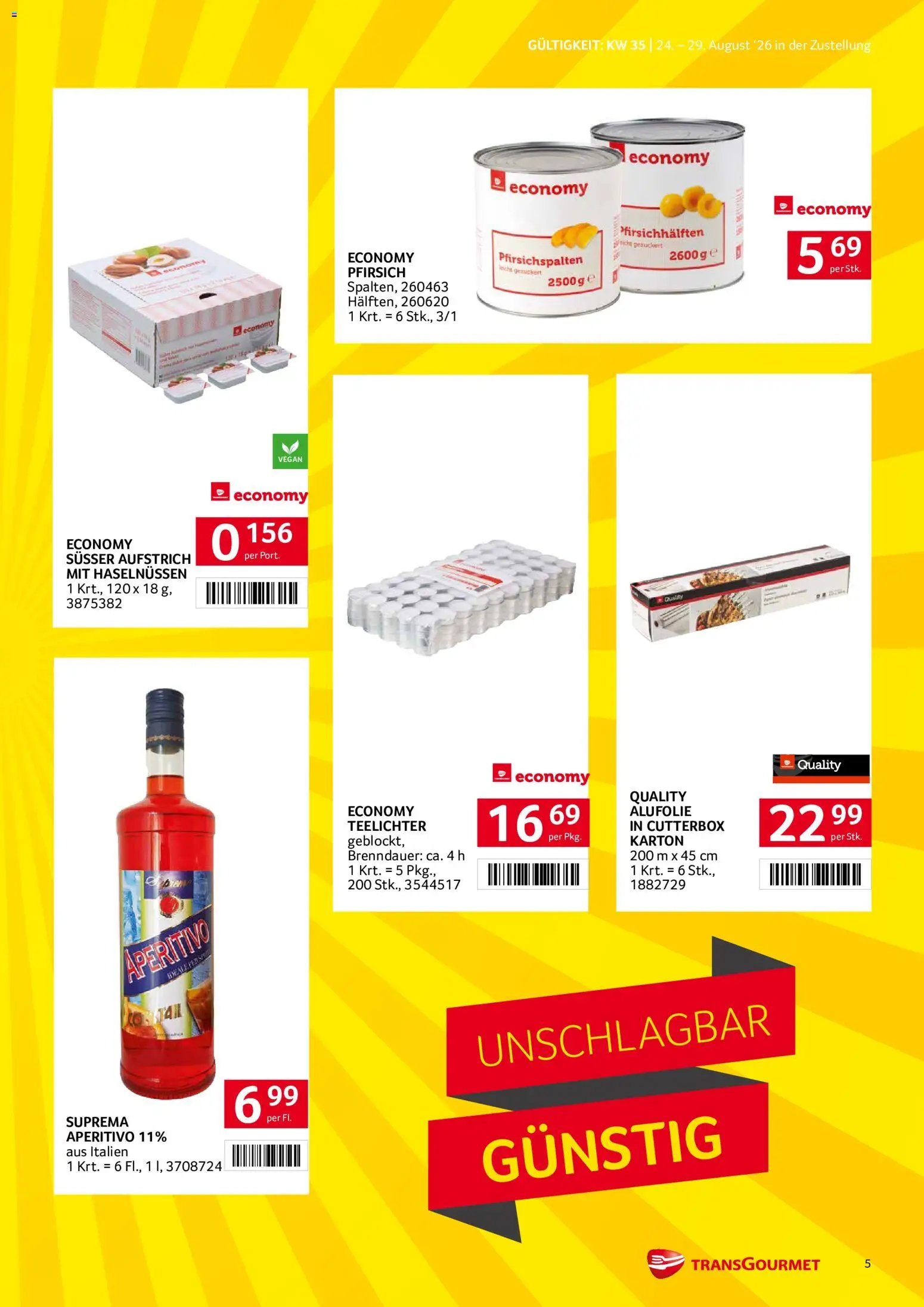 Transgourmet Zustellaktion