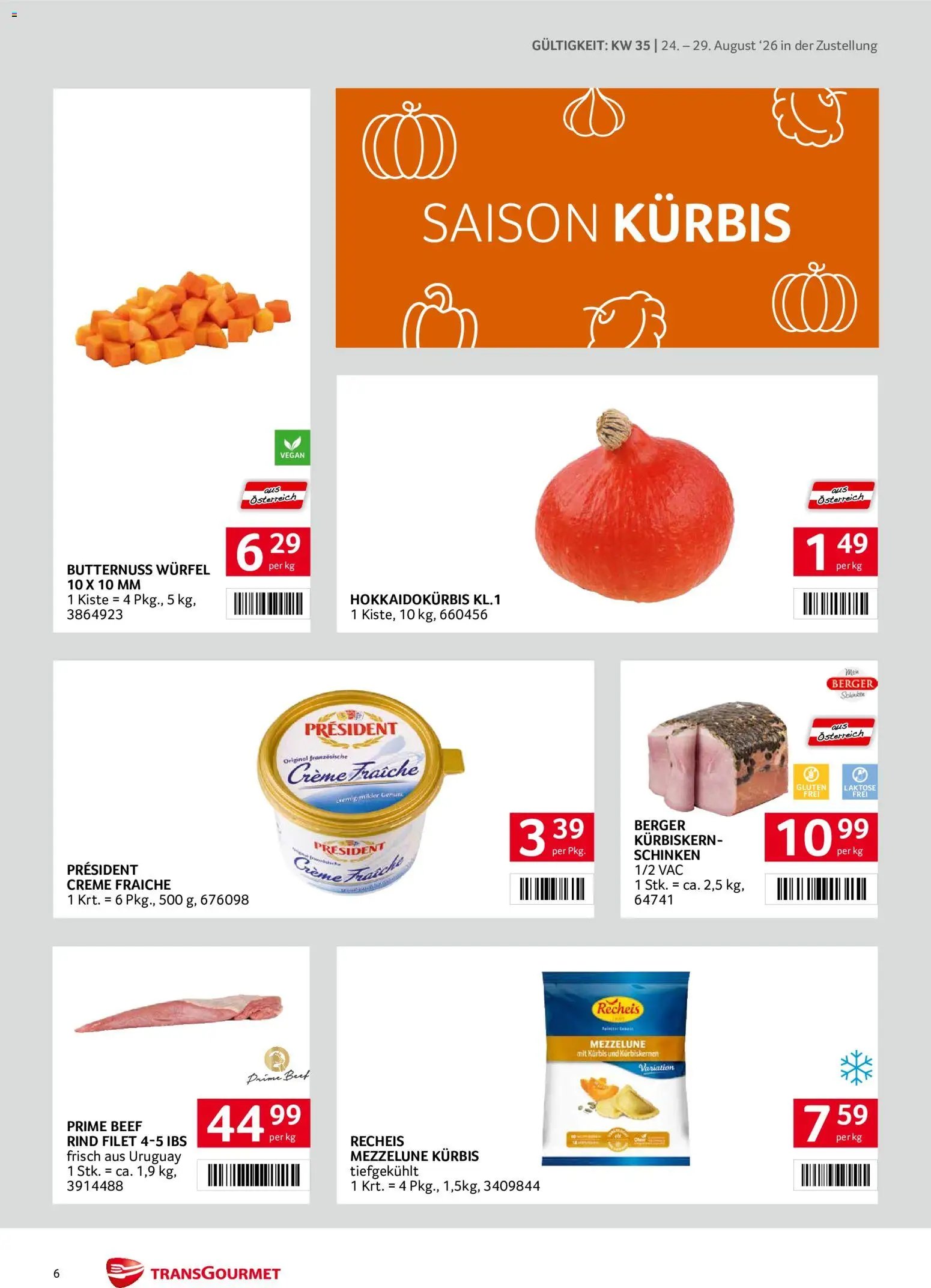Transgourmet Zustellaktion