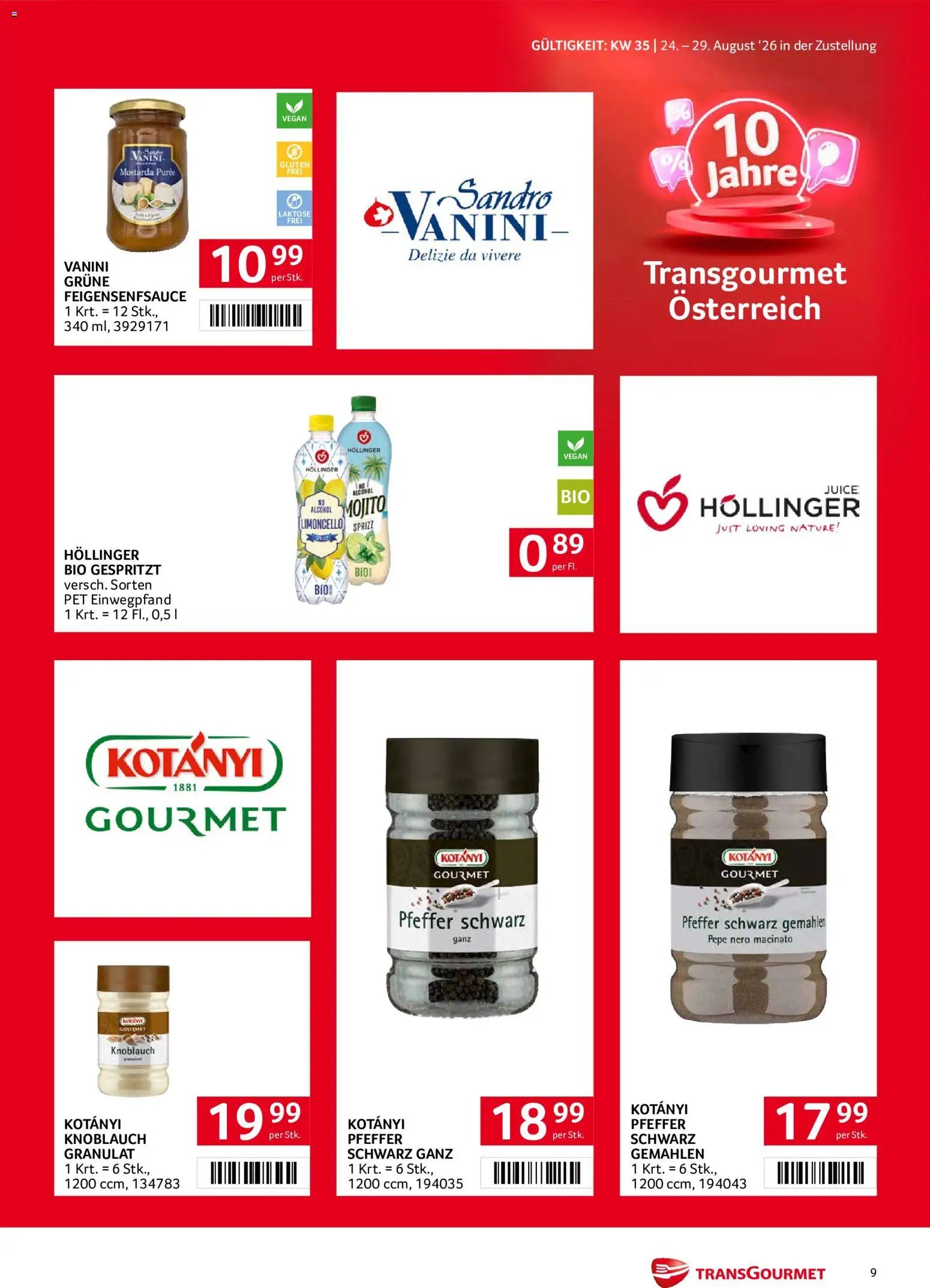 Transgourmet Zustellaktion
