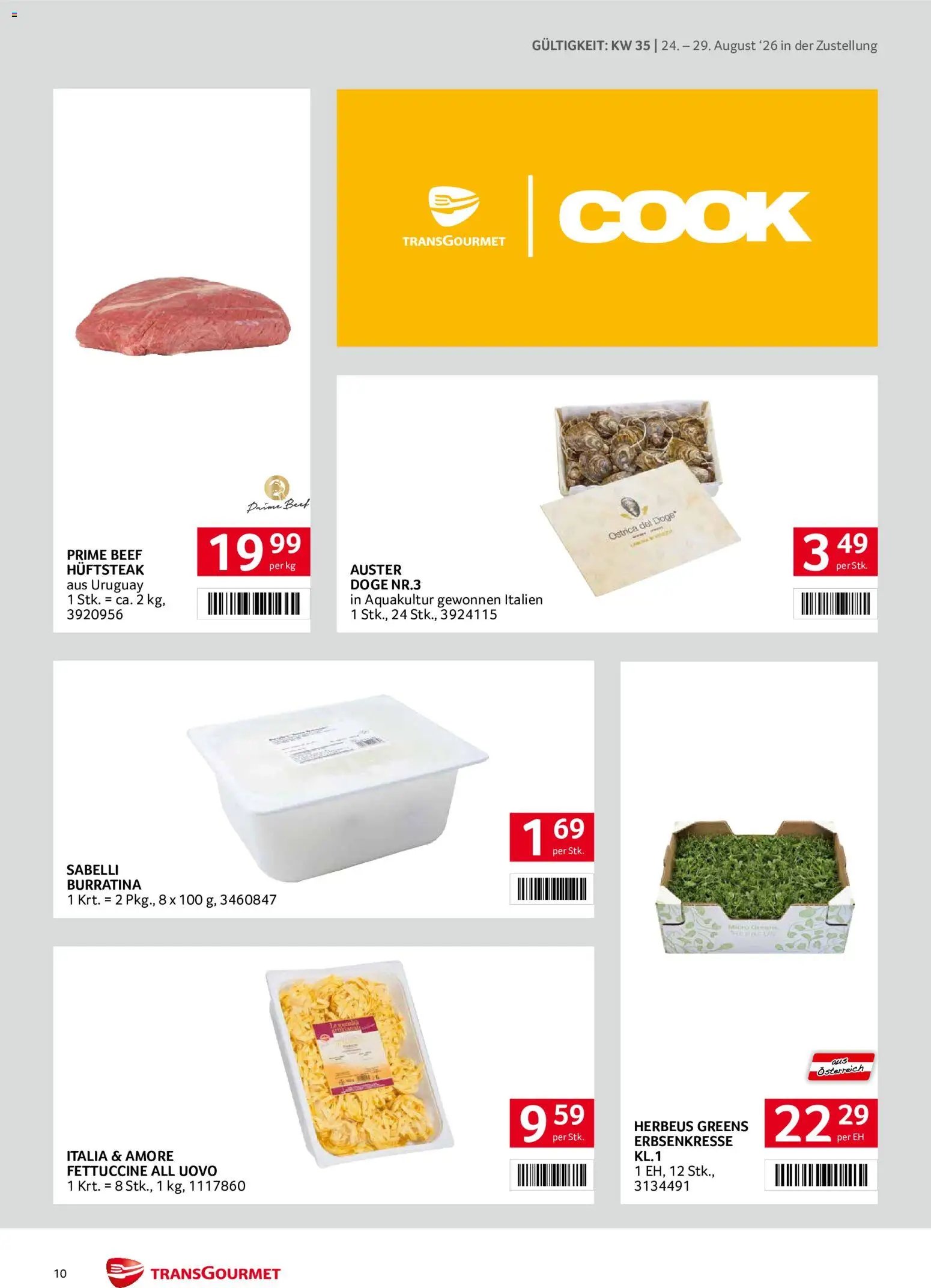 Transgourmet Zustellaktion