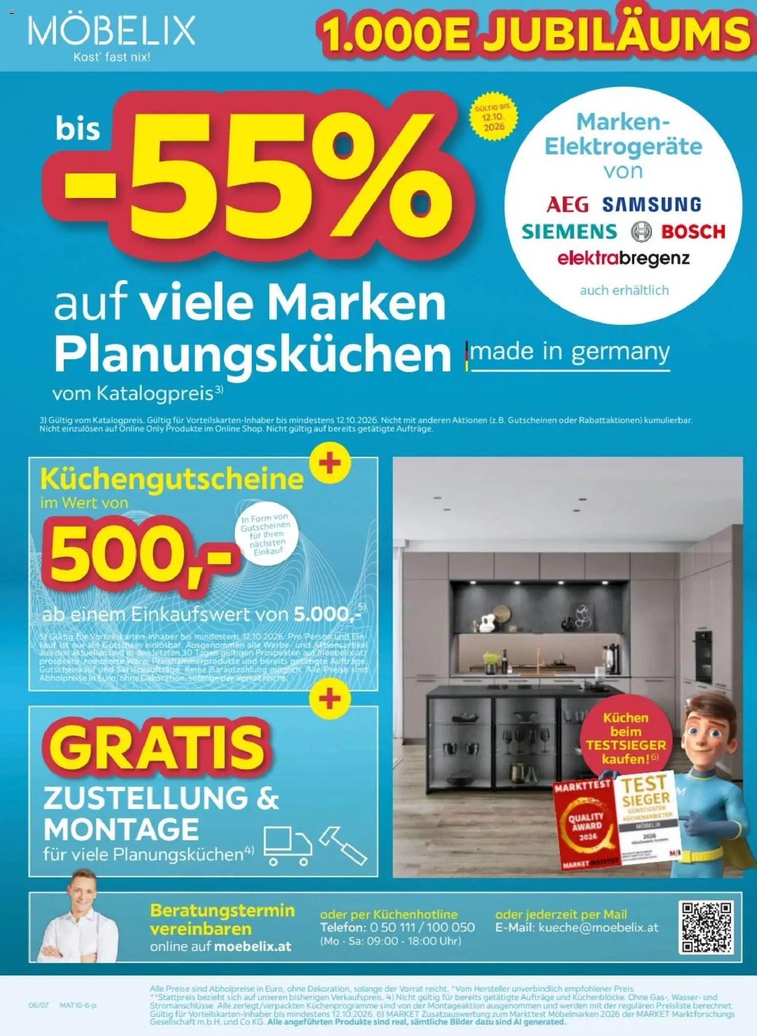 Möbelix Flugblatt