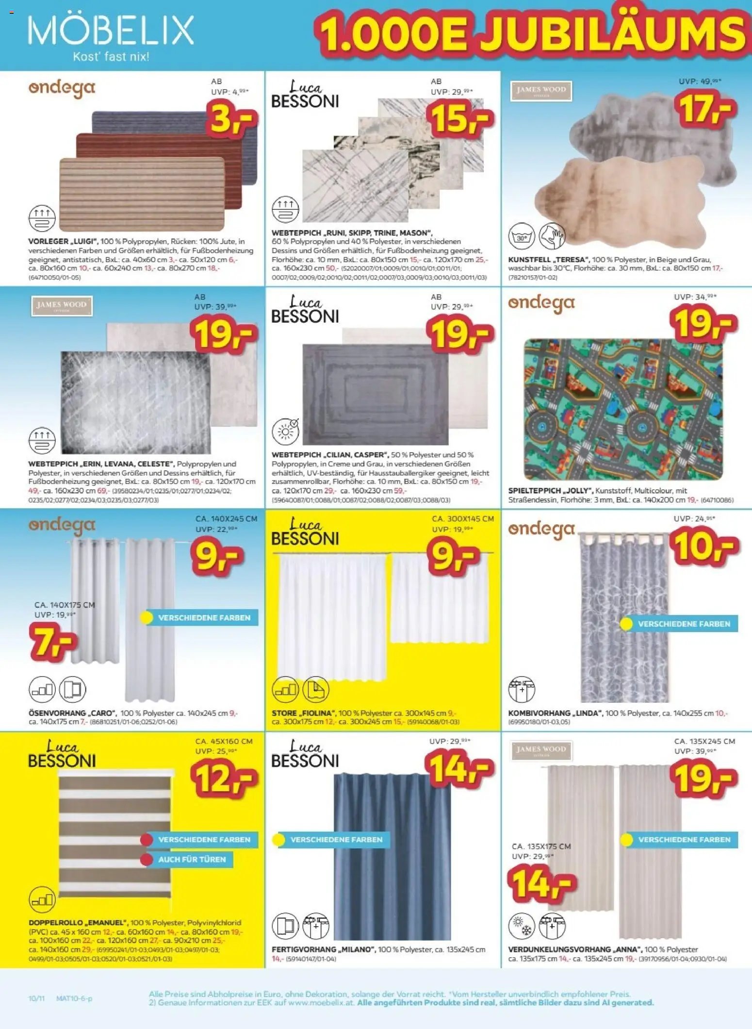Möbelix Flugblatt