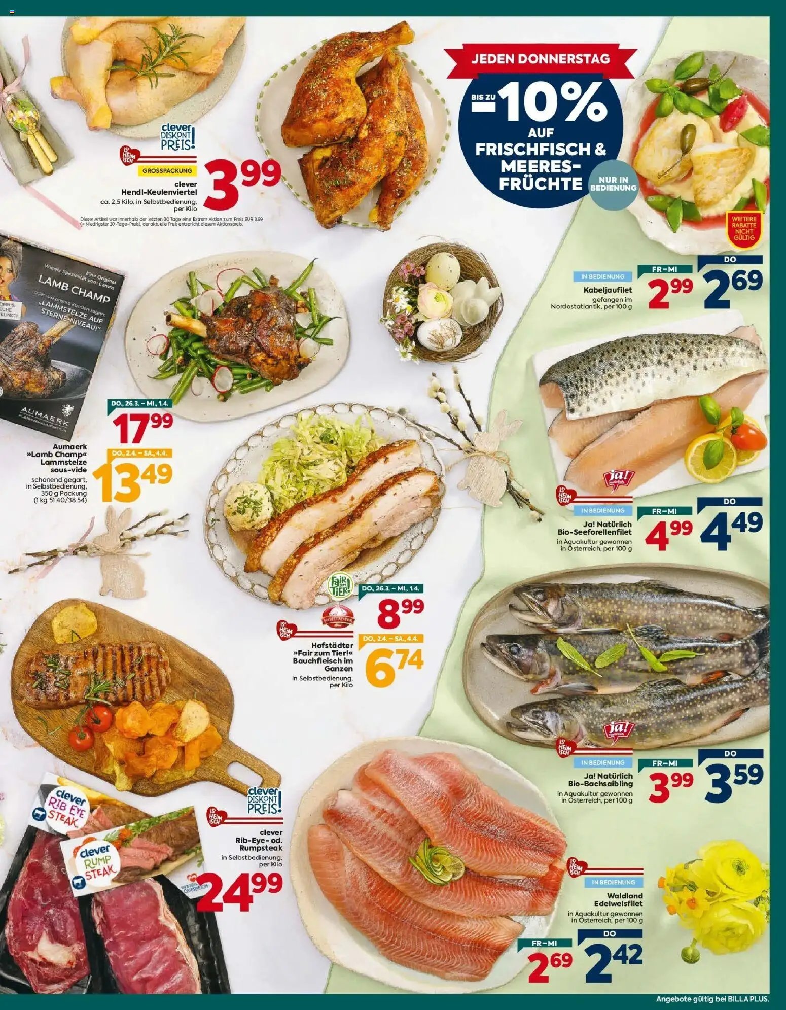 Billa Plus Flugblatt - Burgenland