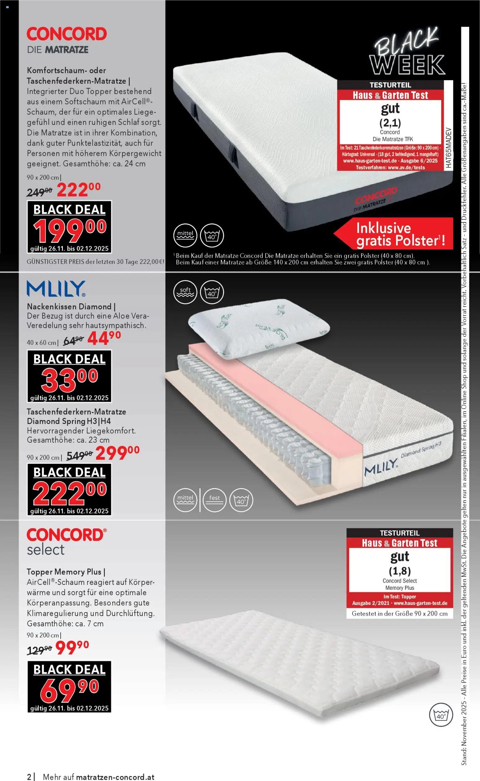 Matratzen Concord - Black Friday