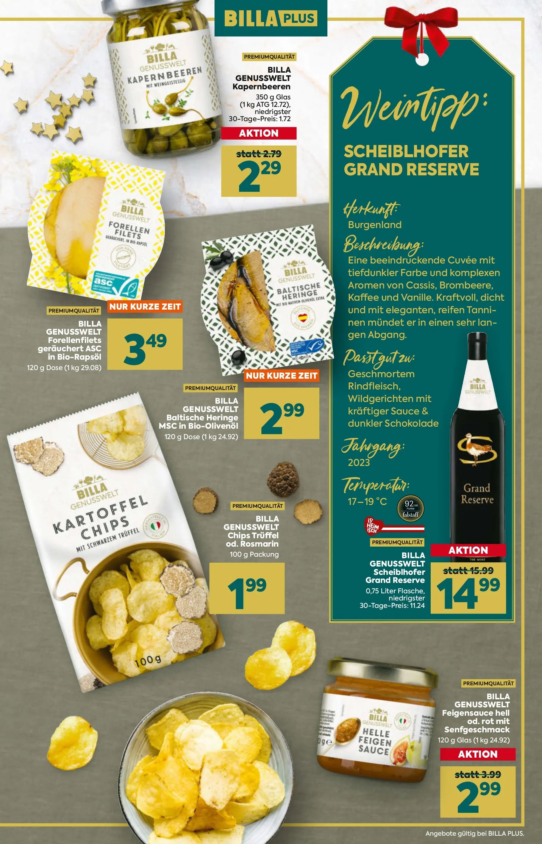 Billa Plus - Festlich genießen