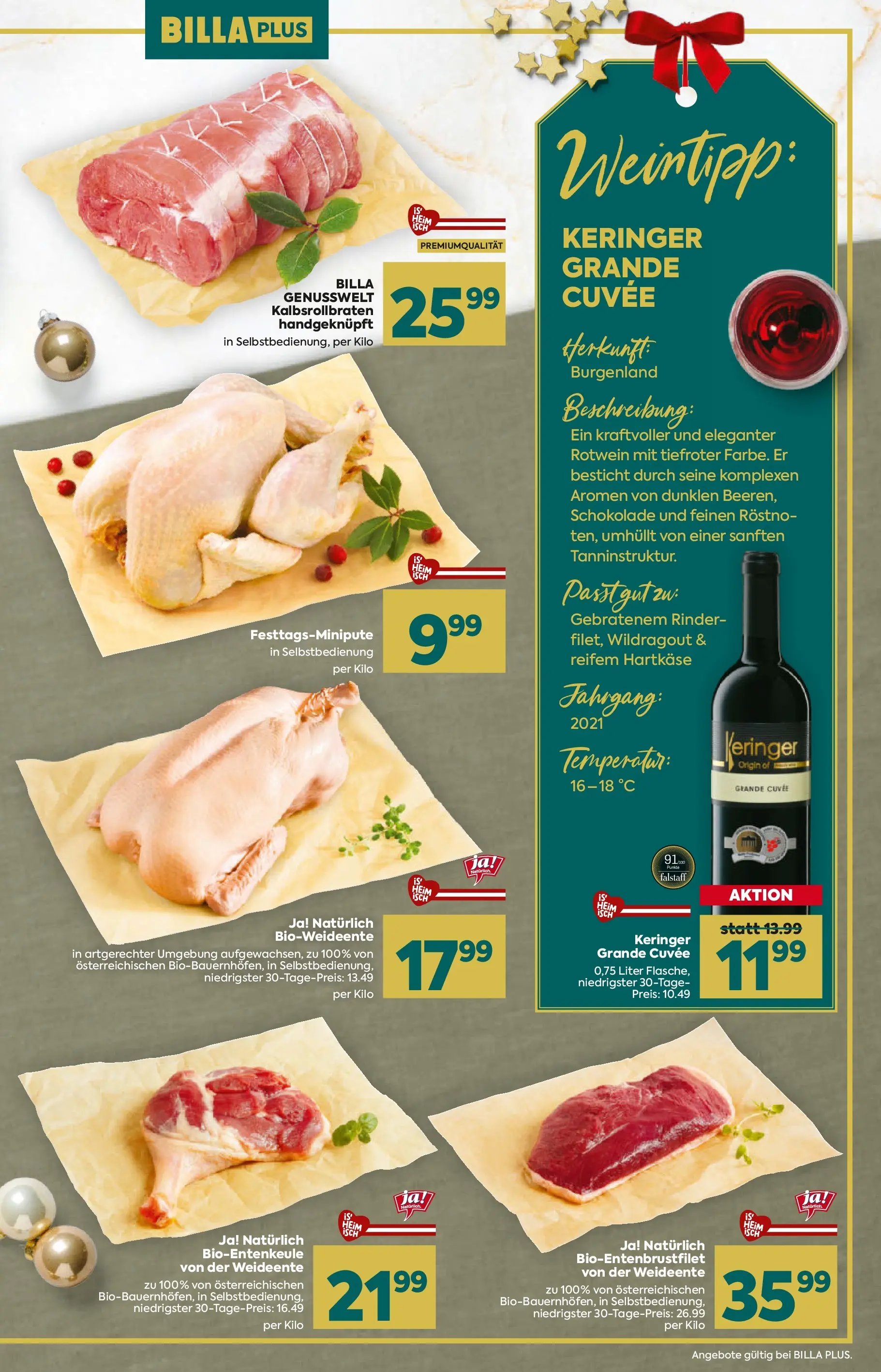 Billa Plus - Festlich genießen