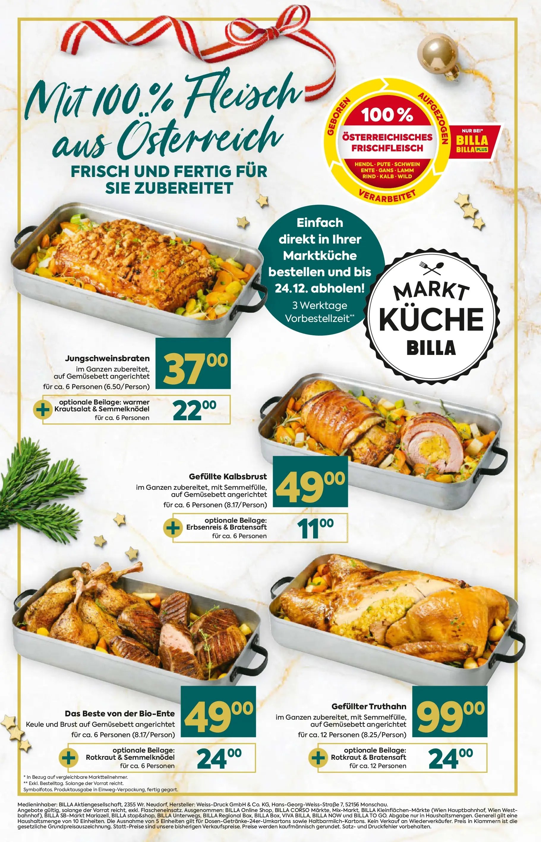 Billa Plus - Festlich genießen