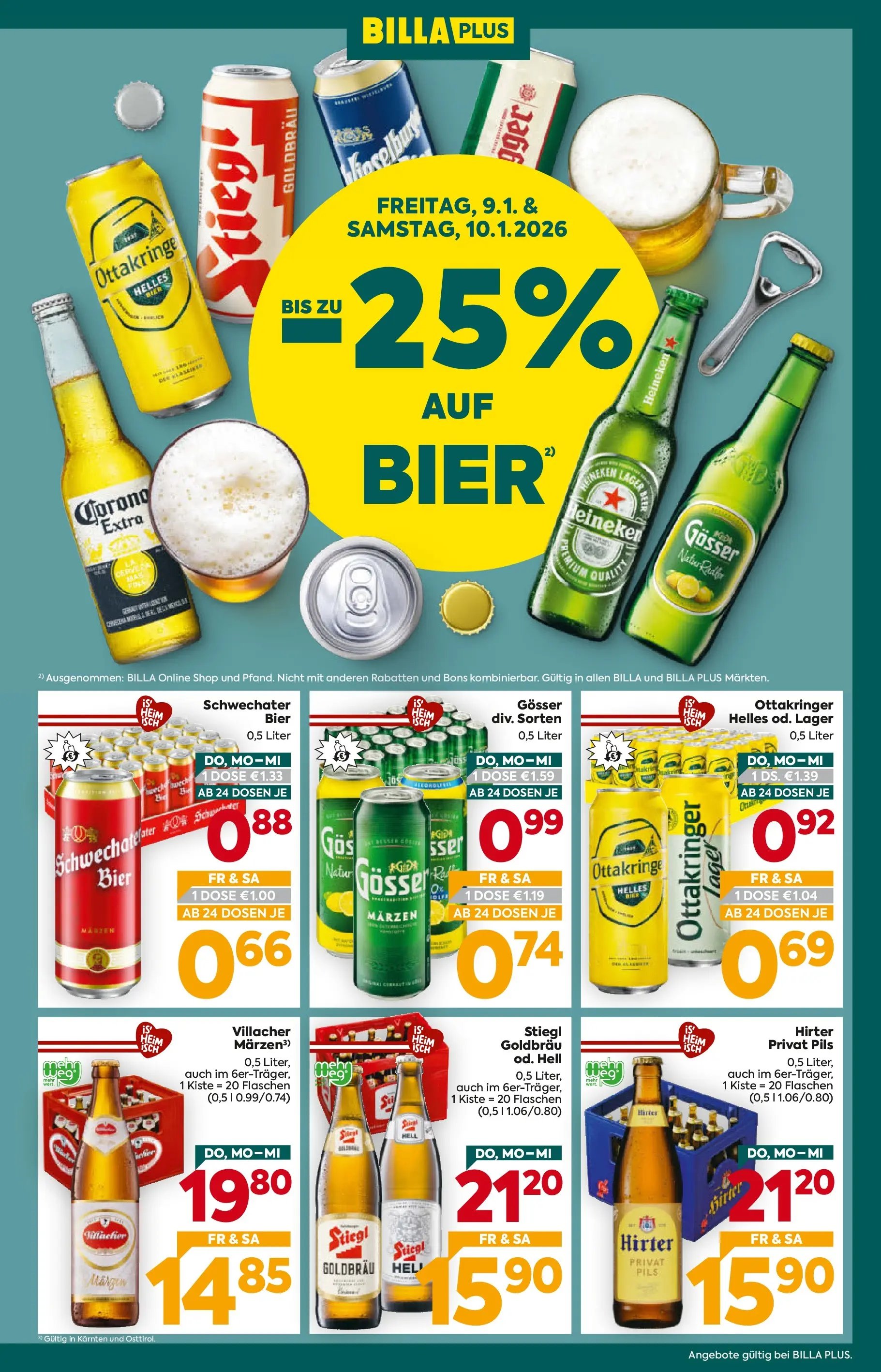 Billa Plus Flugblatt - Kärnten