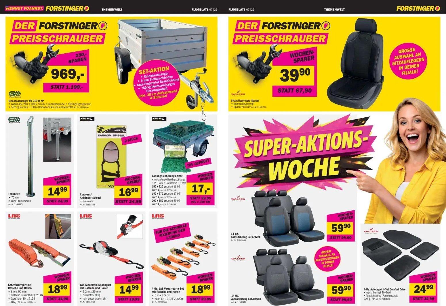 Forstinger Flugblatt