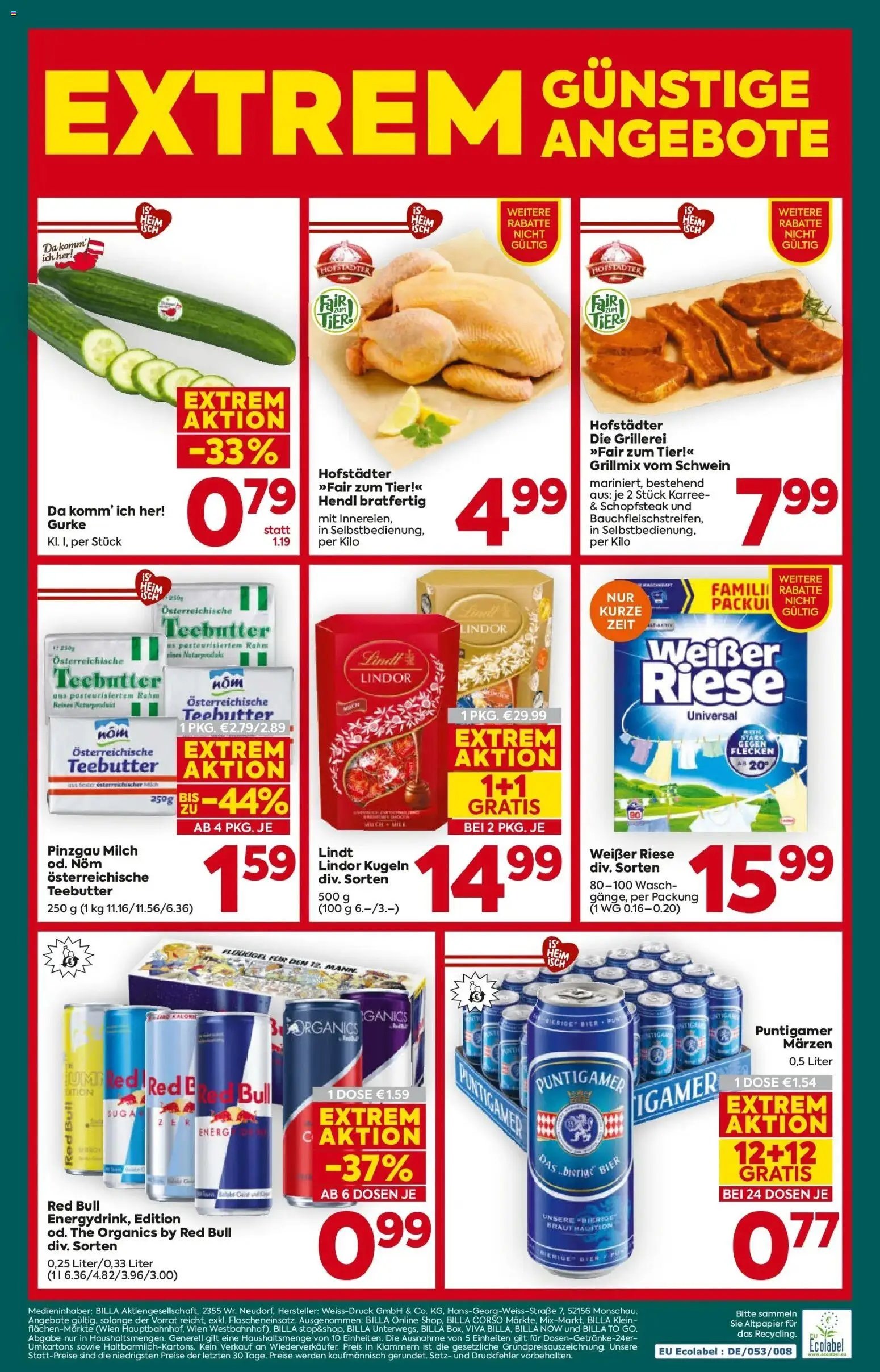 Billa Plus Flugblatt - Steiermark