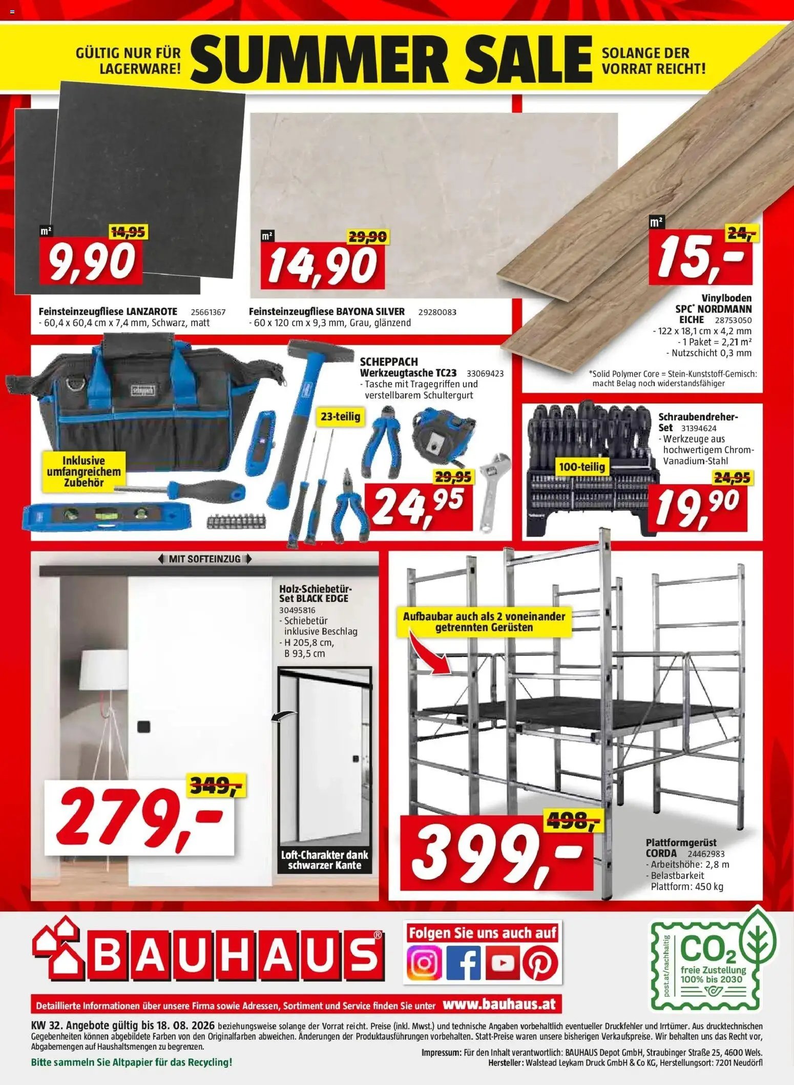 Bauhaus Summer Sale -Bad Fischau, Bregenz