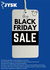 JYSK Black Friday Ankündigung