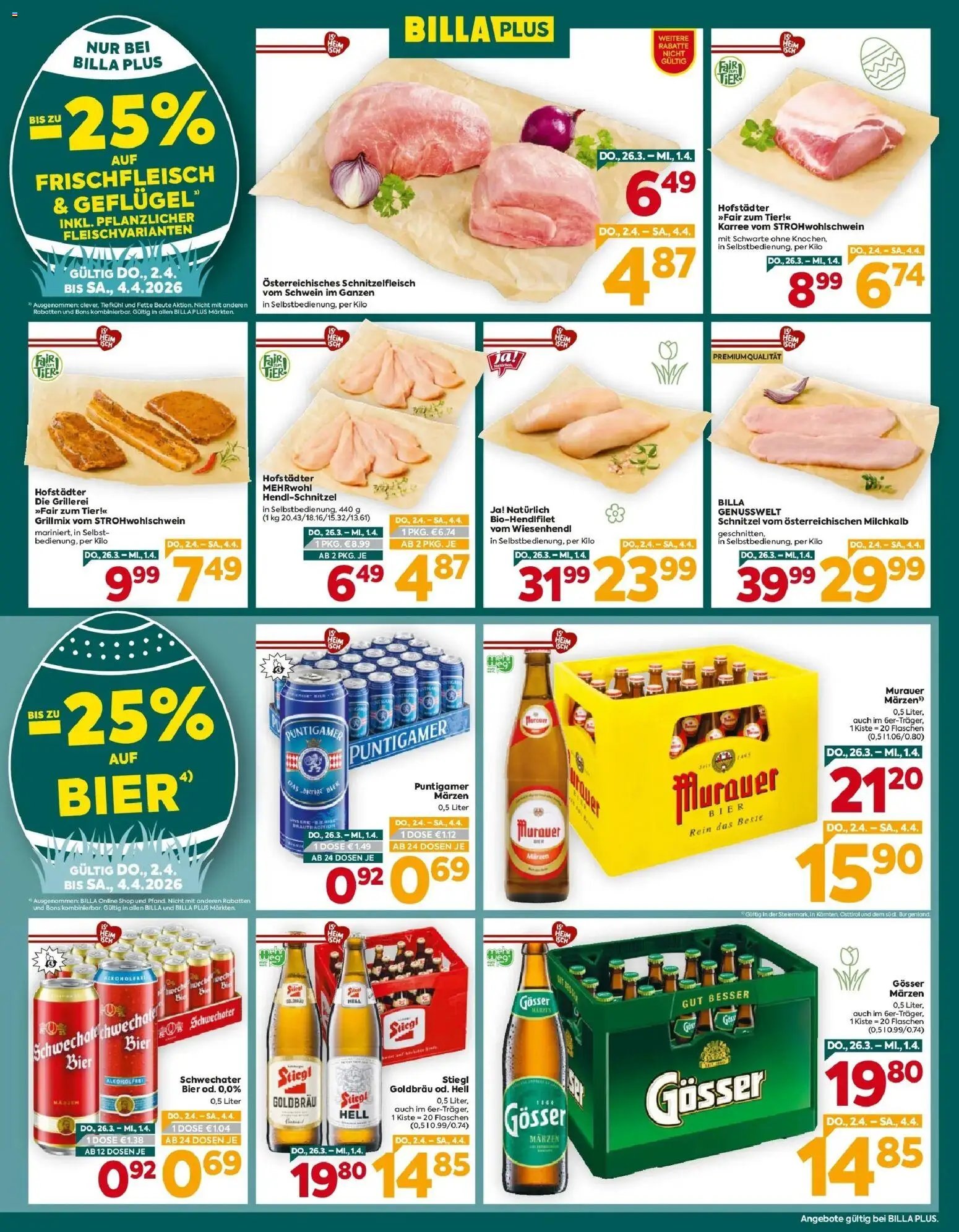 Billa Plus Flugblatt - Steiermark