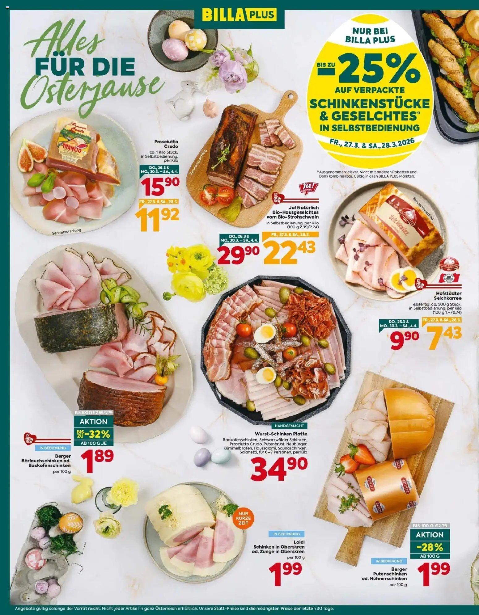 Billa Plus Flugblatt - Steiermark