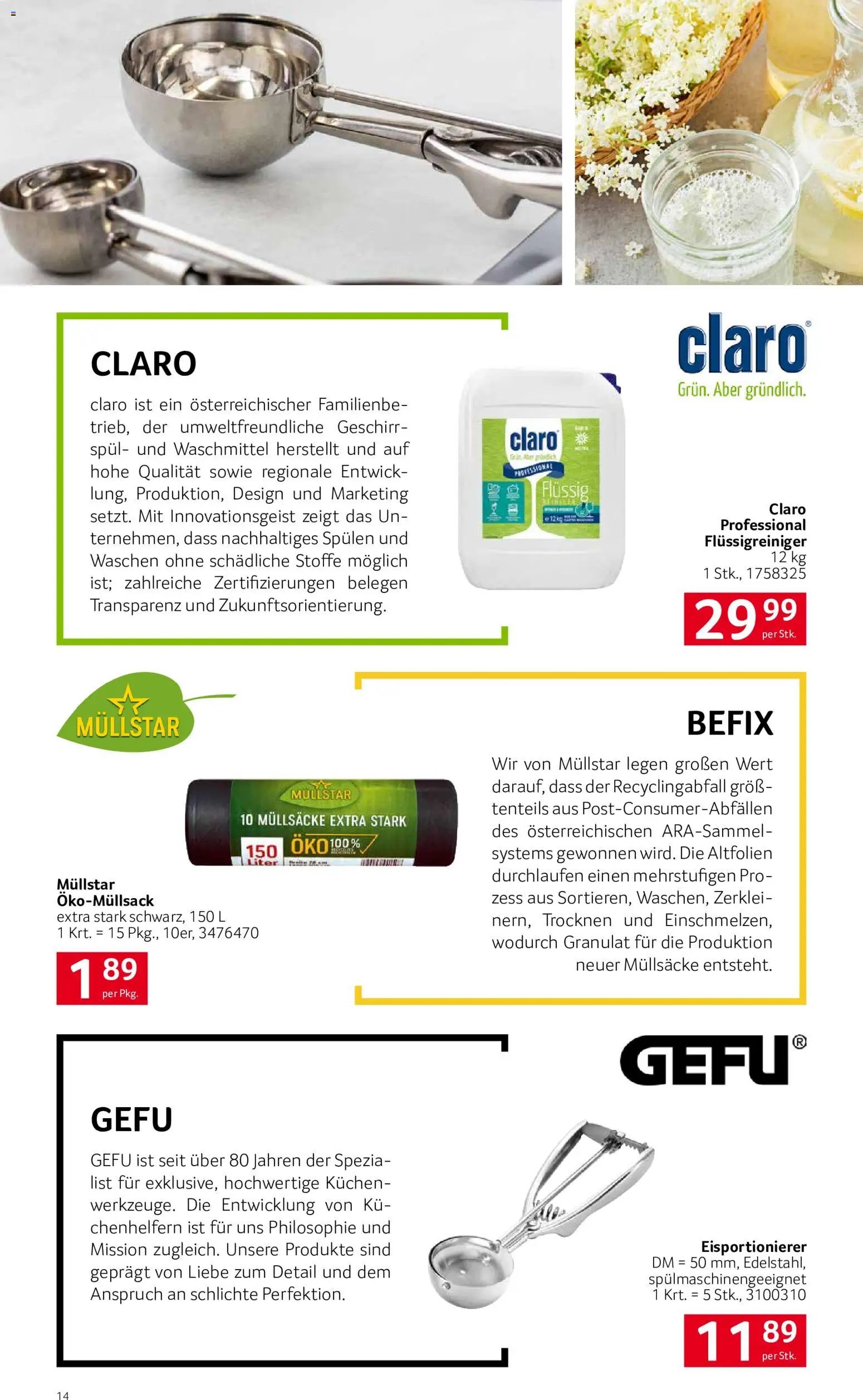 Transgourmet Starke Partner, starke Produkte
