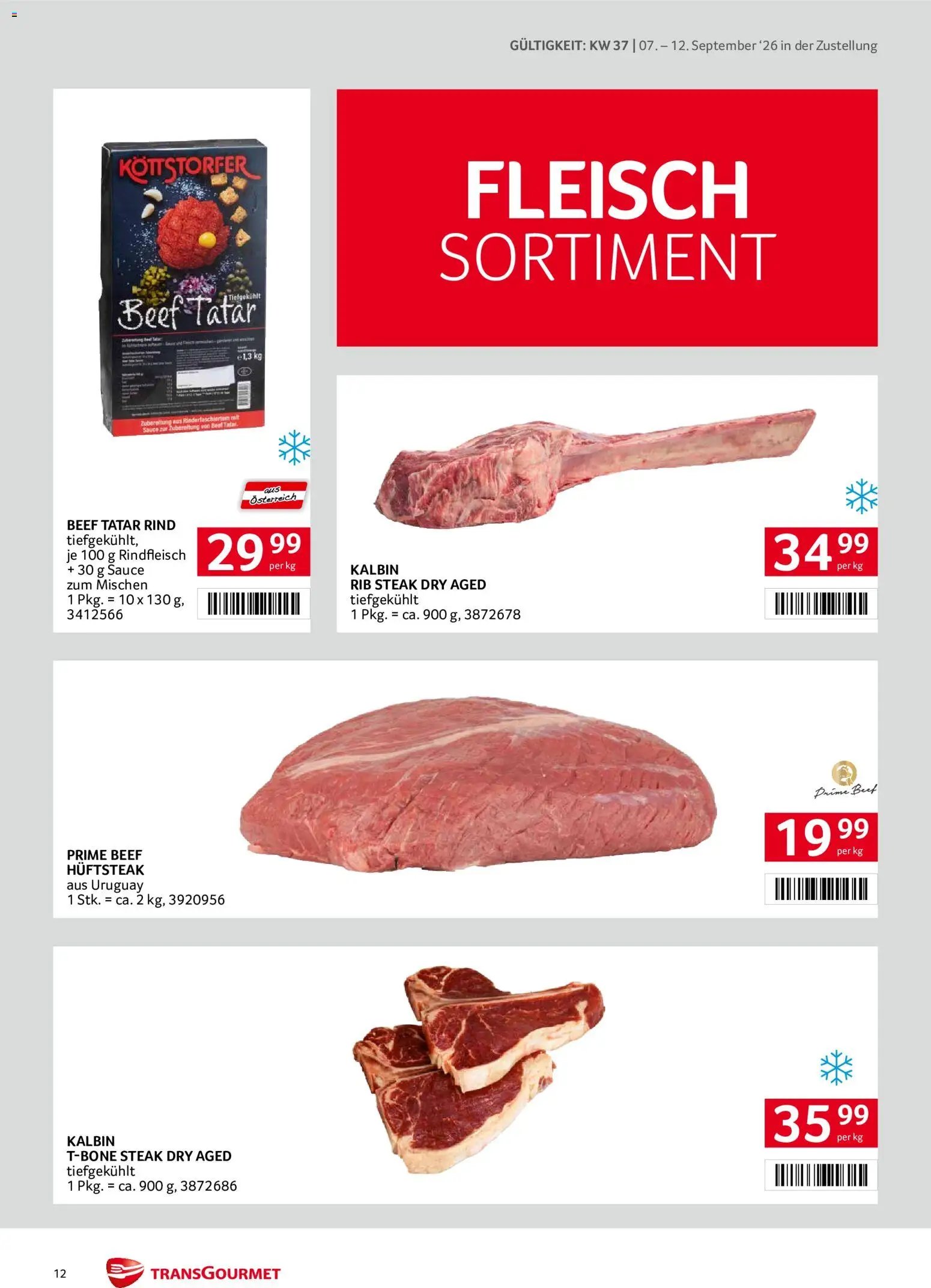 Transgourmet Zustellaktion - Broschüre
