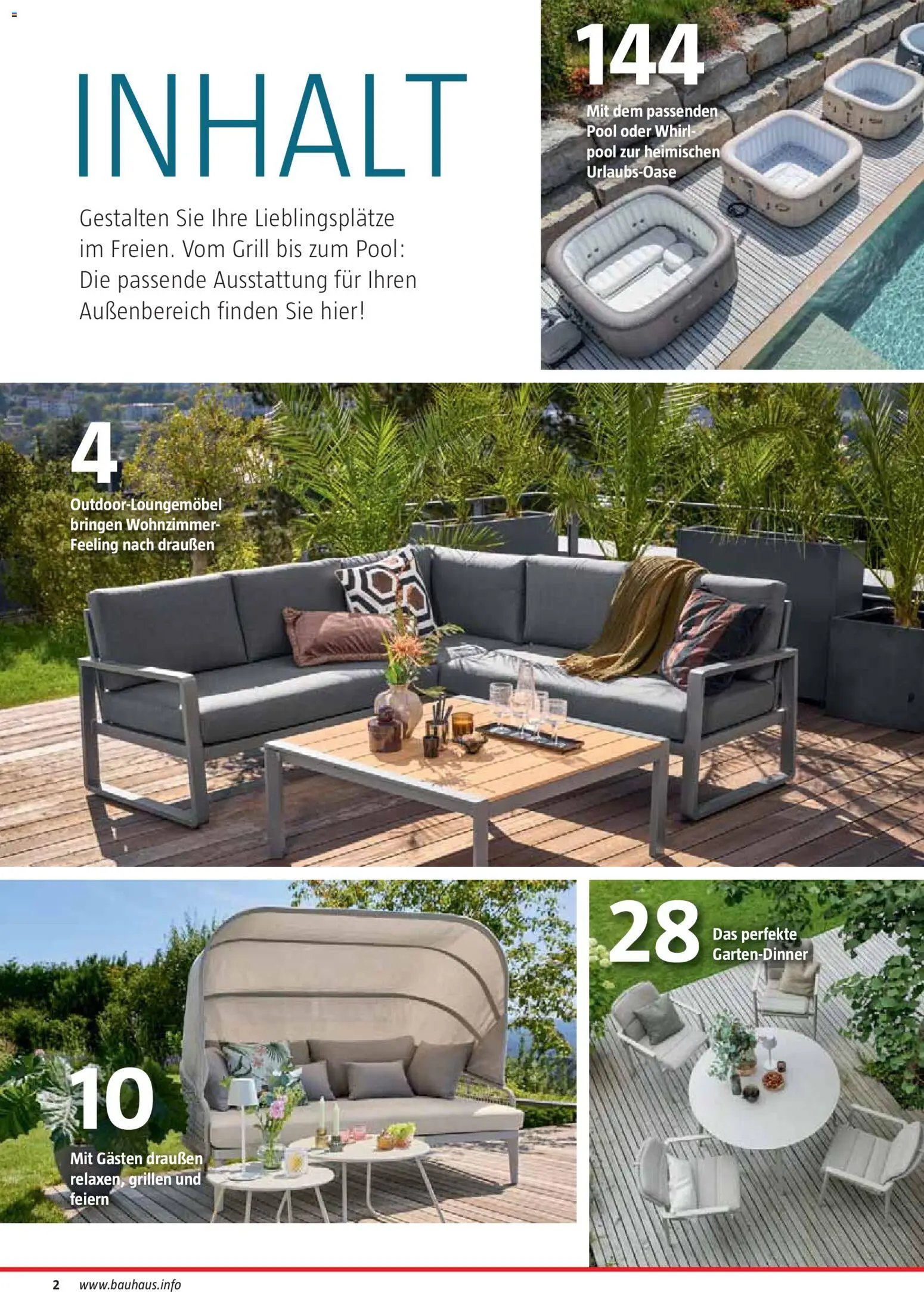 Bauhaus Freizeit im Garten