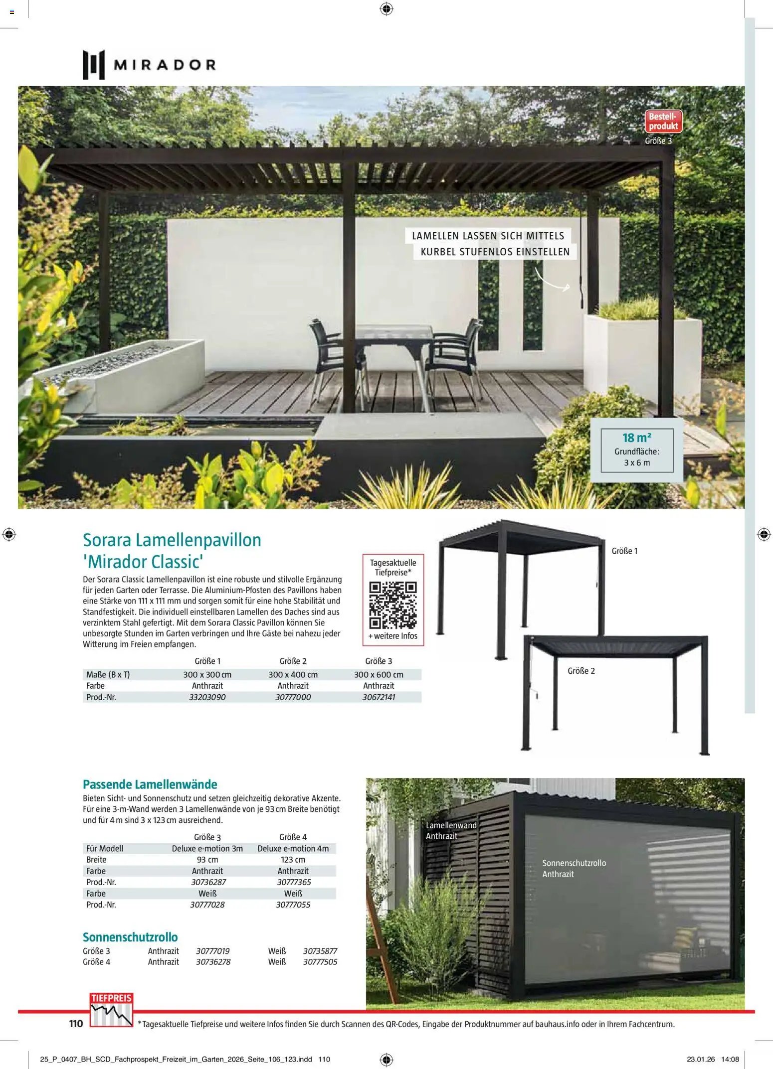 Bauhaus Freizeit im Garten