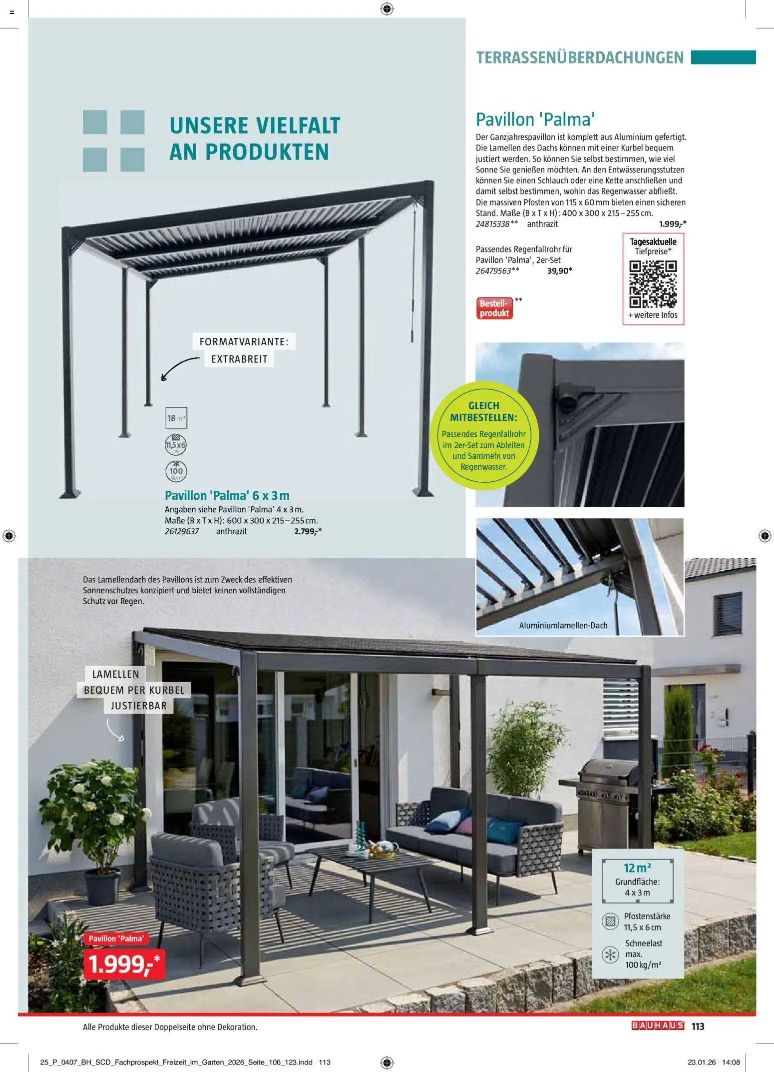 Bauhaus Freizeit im Garten