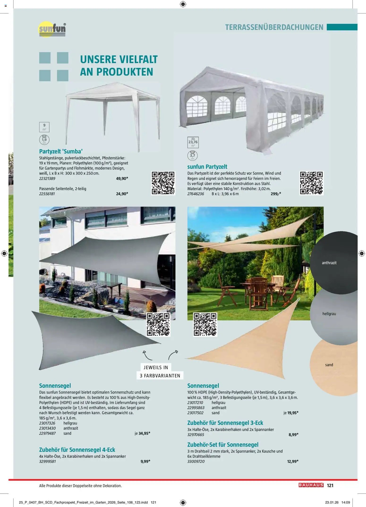 Bauhaus Freizeit im Garten