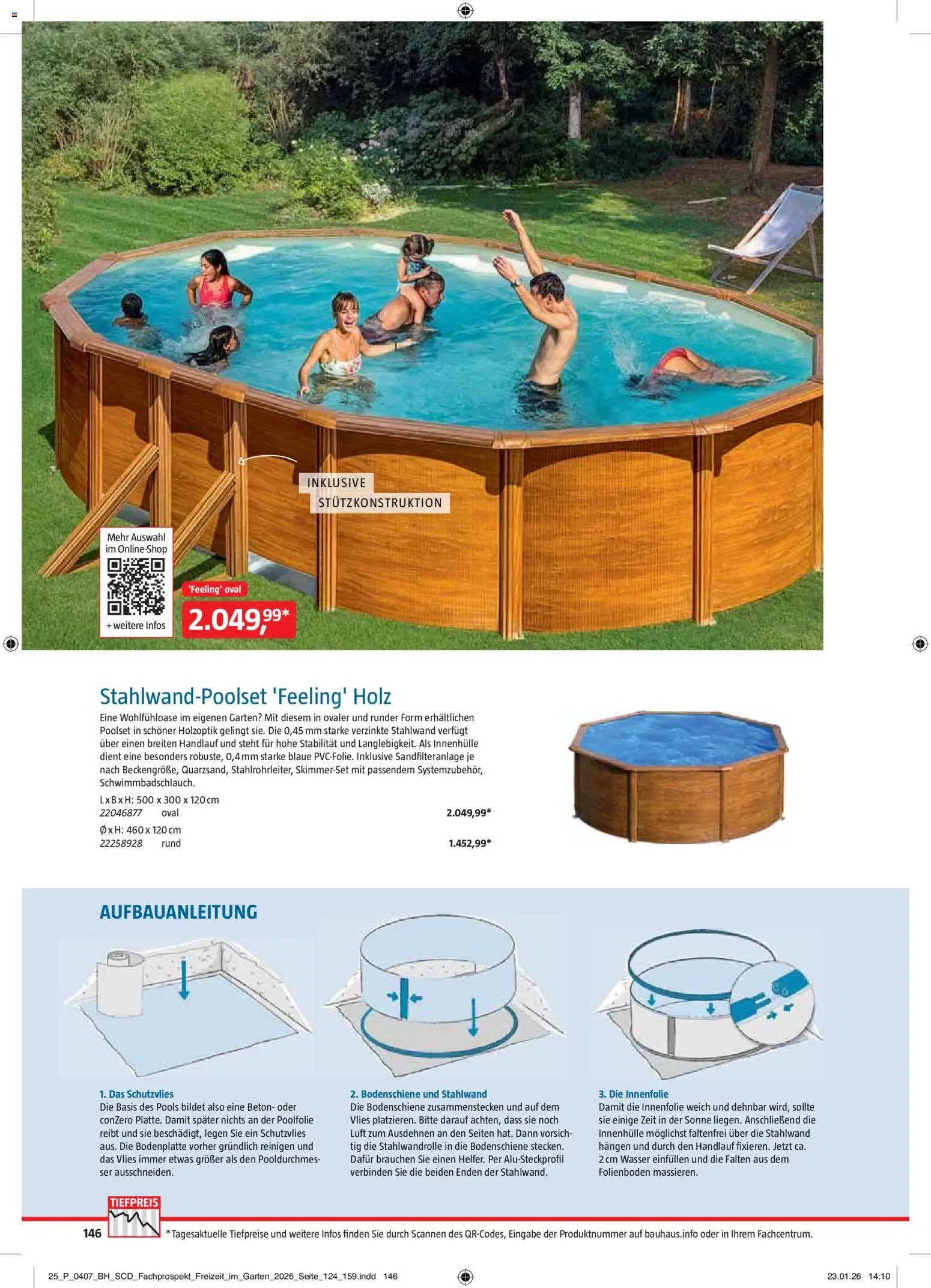 Bauhaus Freizeit im Garten