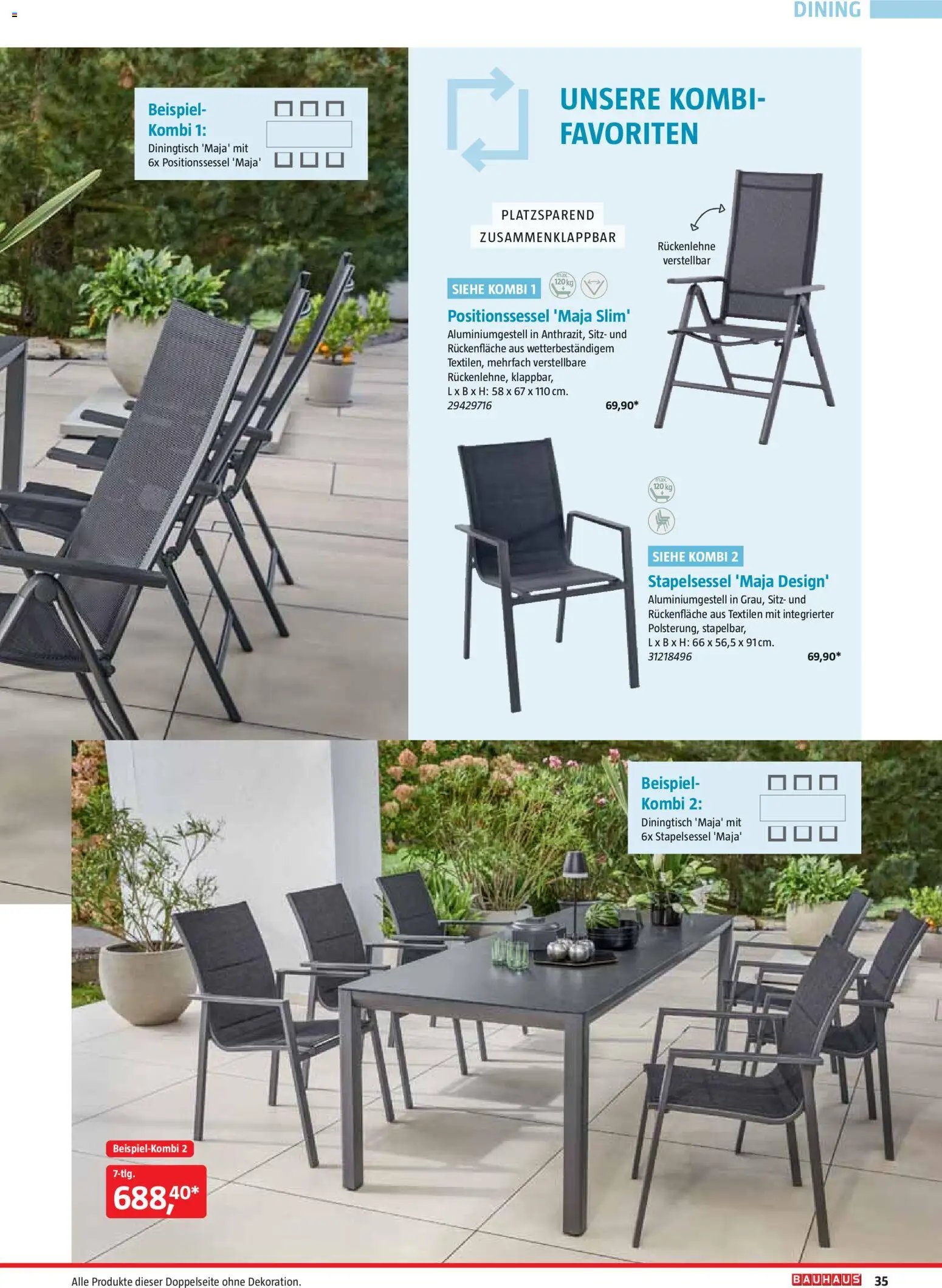 Bauhaus Freizeit im Garten