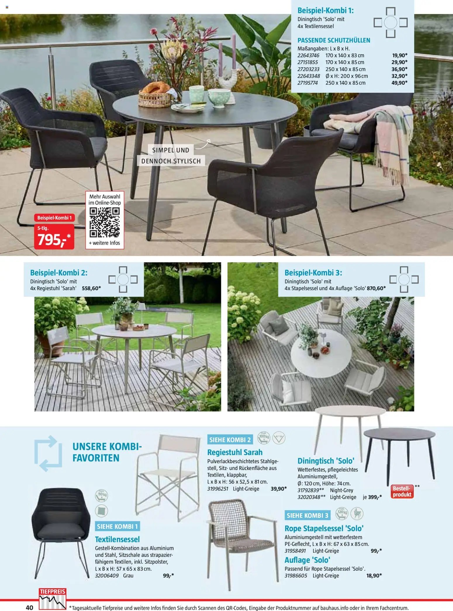 Bauhaus Freizeit im Garten