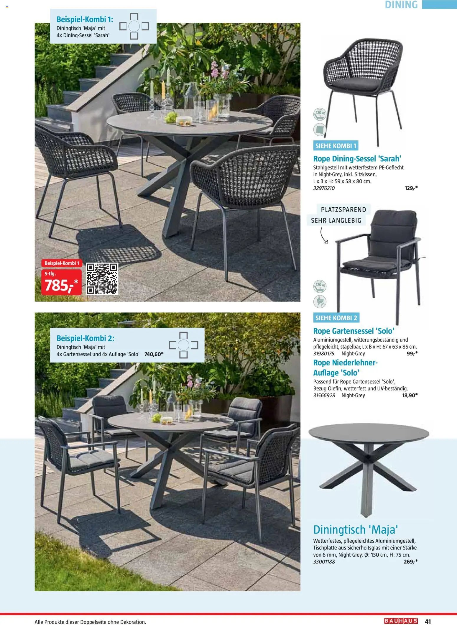 Bauhaus Freizeit im Garten