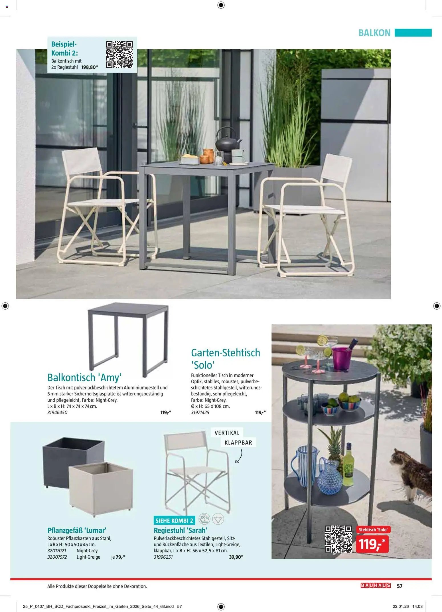 Bauhaus Freizeit im Garten