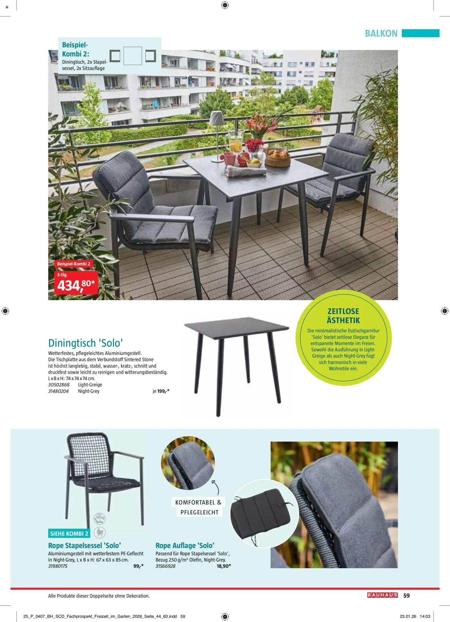 Bauhaus Freizeit im Garten