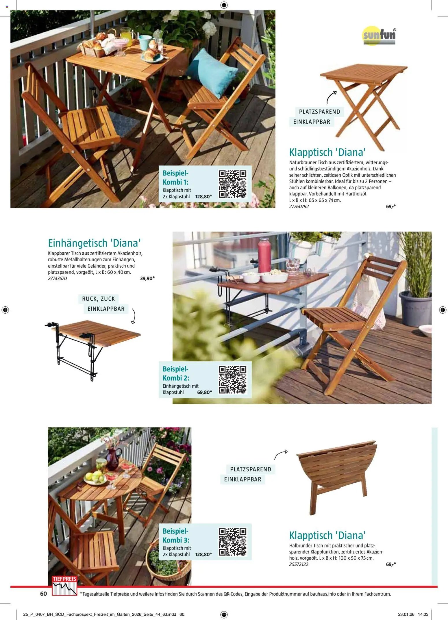 Bauhaus Freizeit im Garten