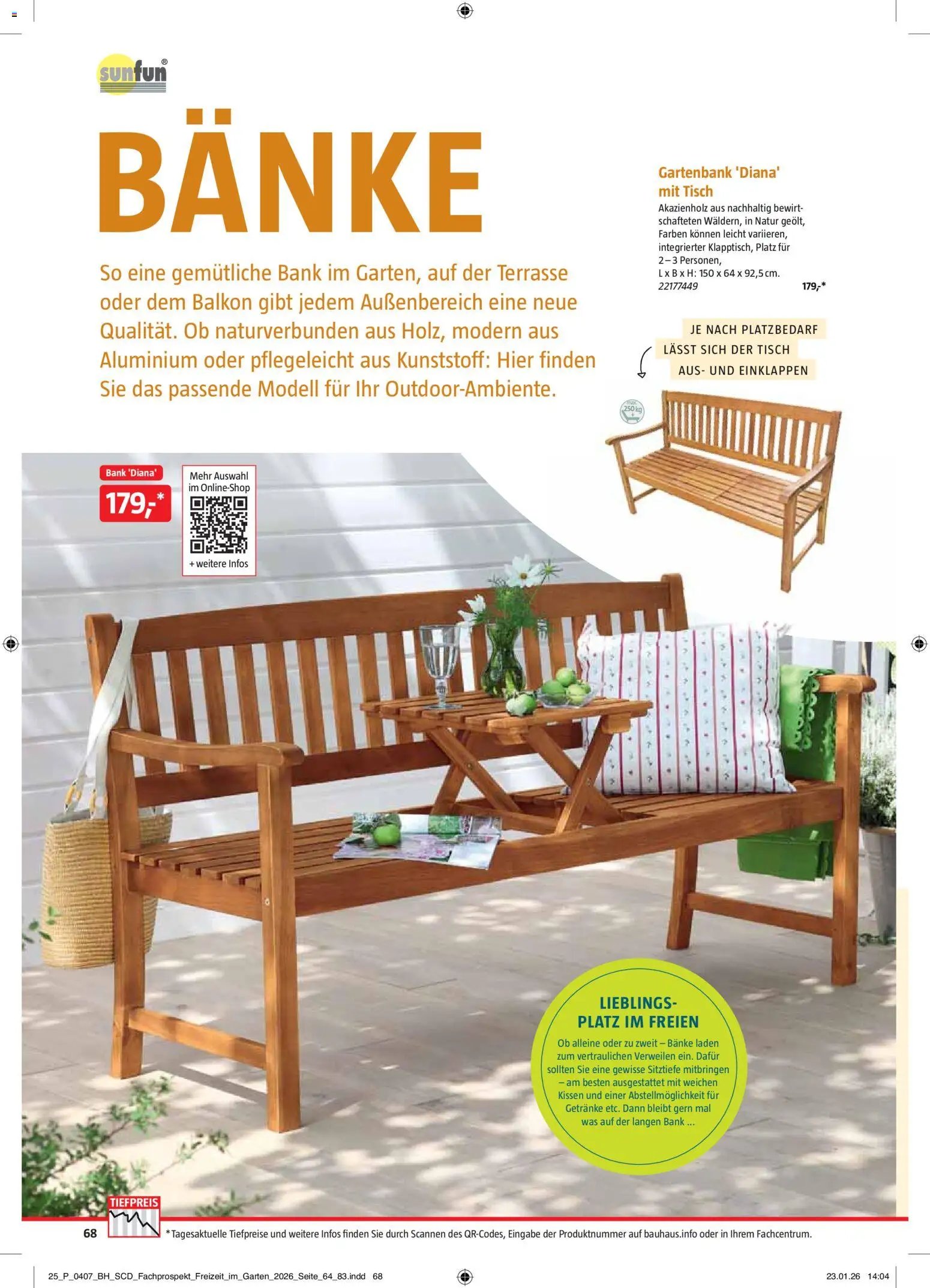 Bauhaus Freizeit im Garten