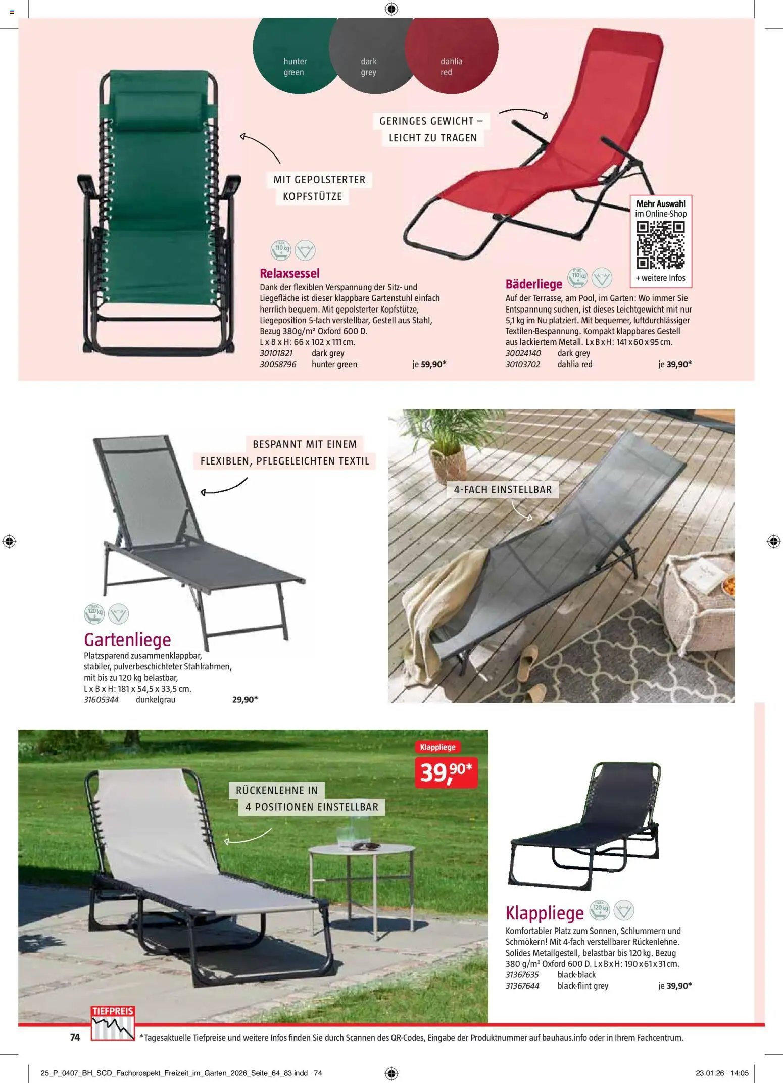 Bauhaus Freizeit im Garten