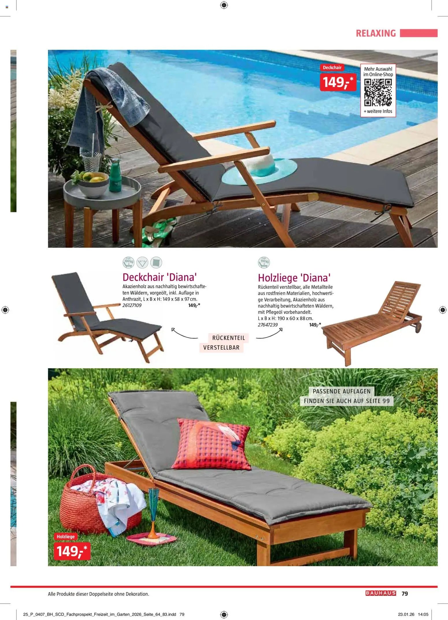 Bauhaus Freizeit im Garten
