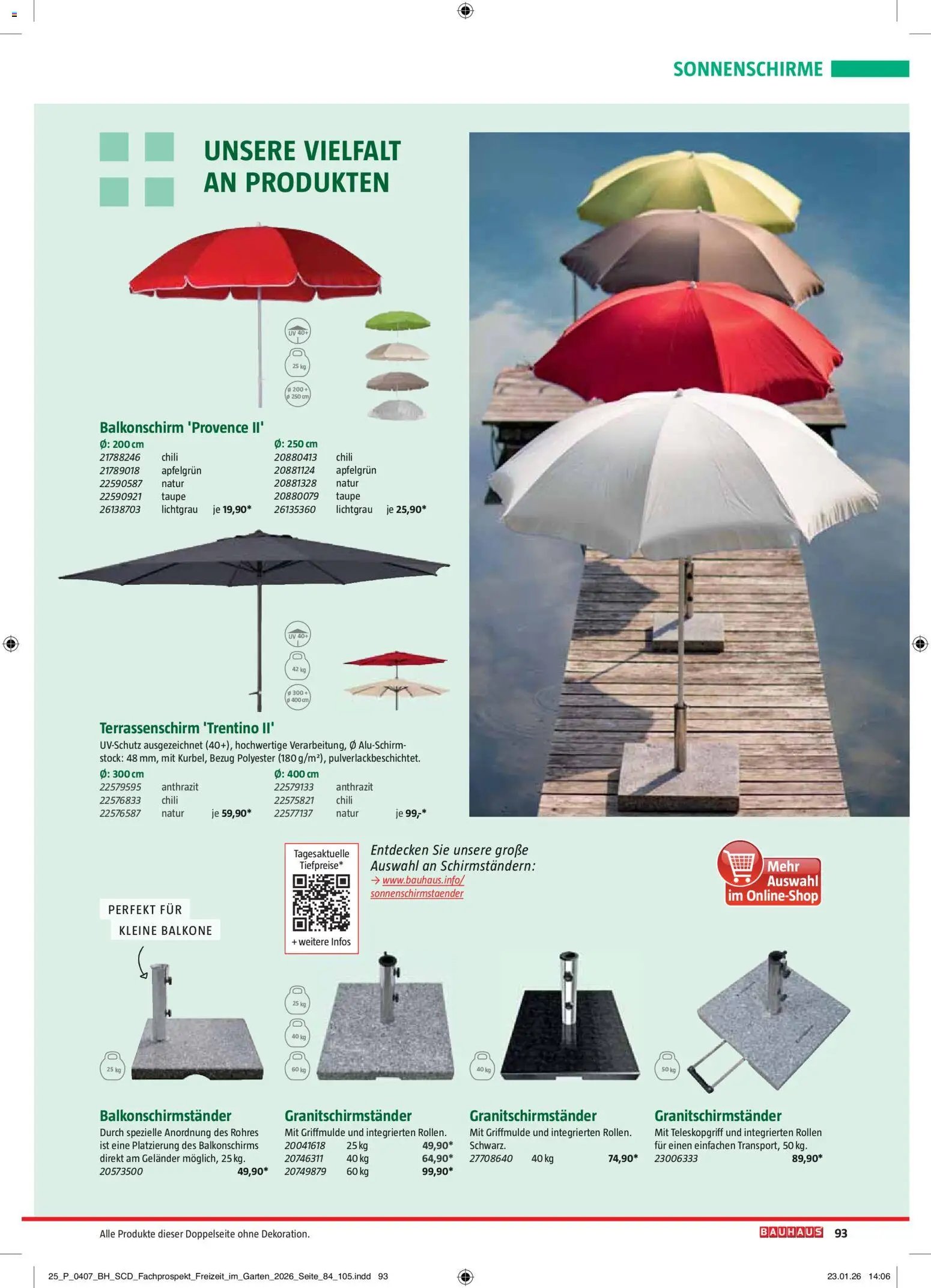 Bauhaus Freizeit im Garten