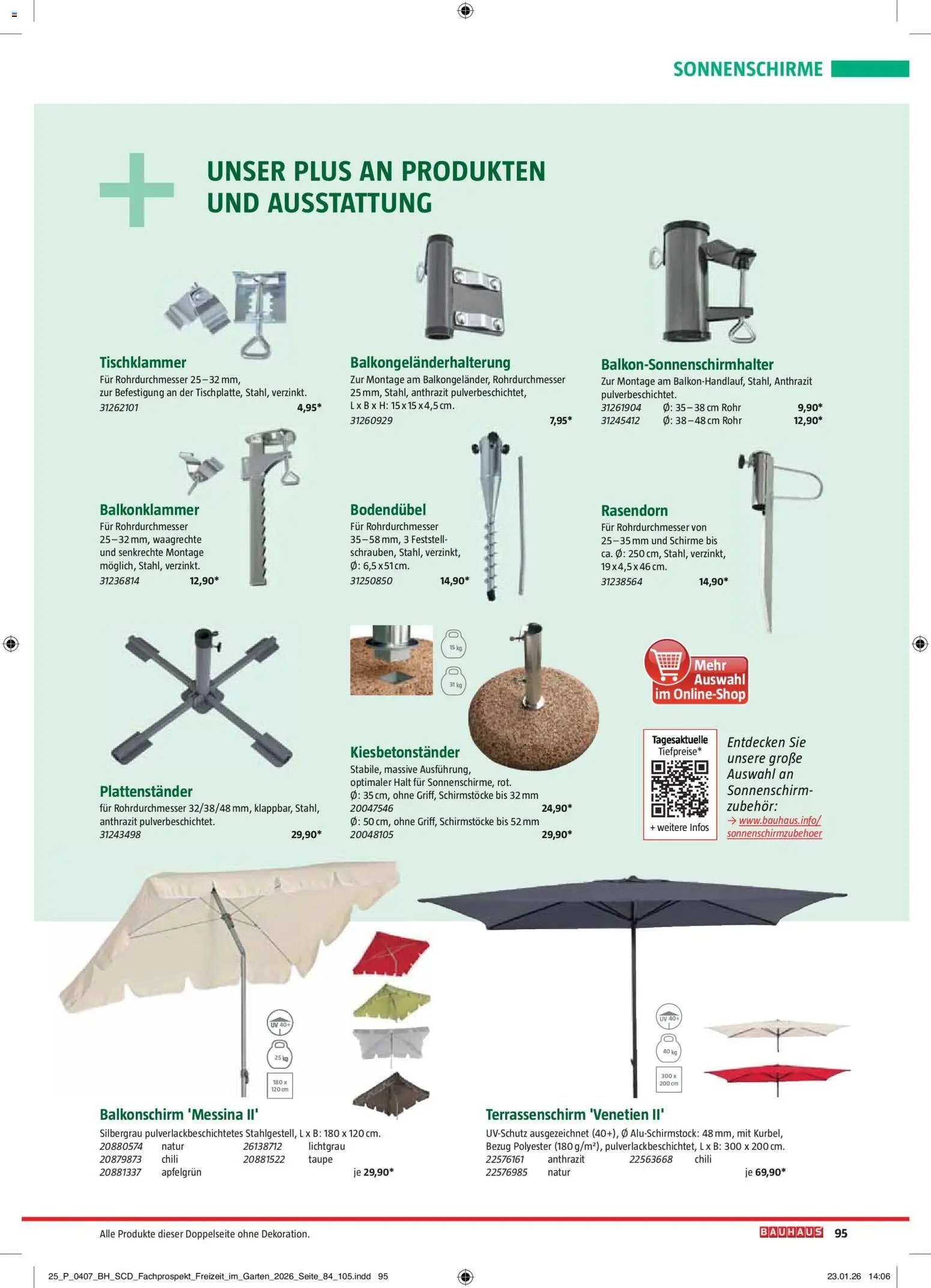 Bauhaus Freizeit im Garten