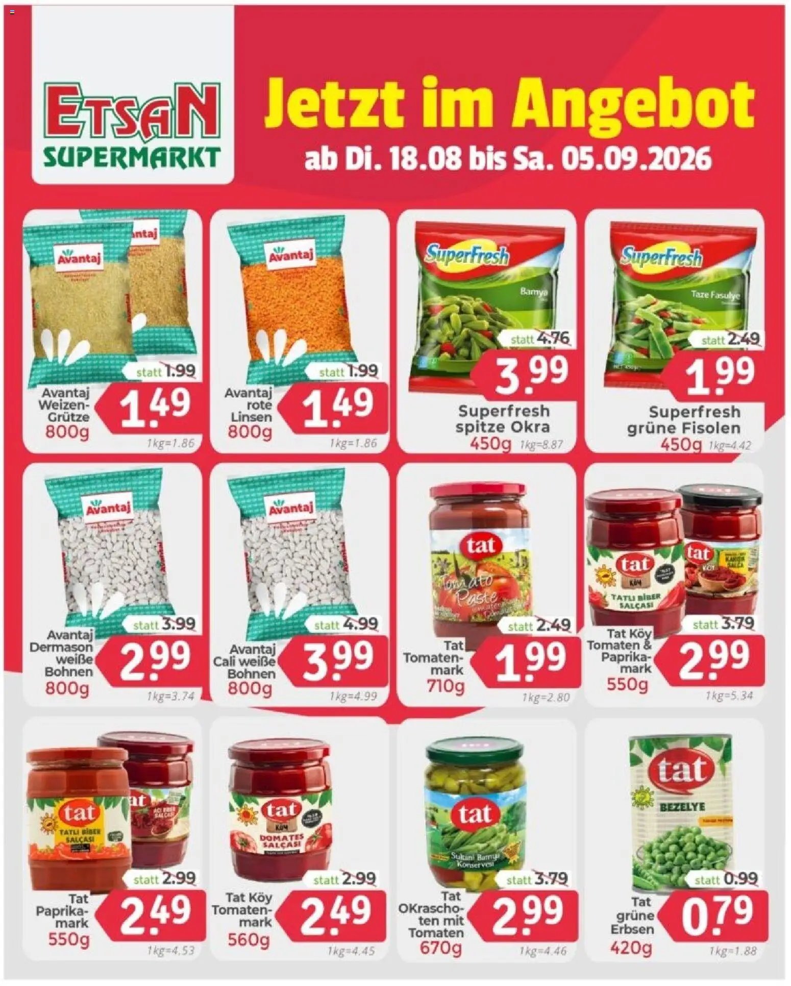 ETSANObst und Gemüse