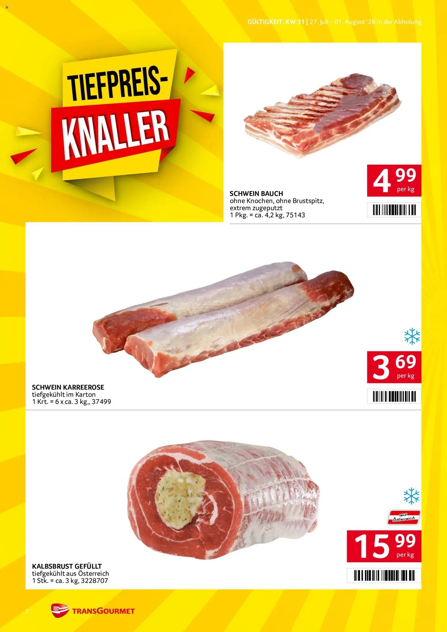 Transgourmet Flugblatt