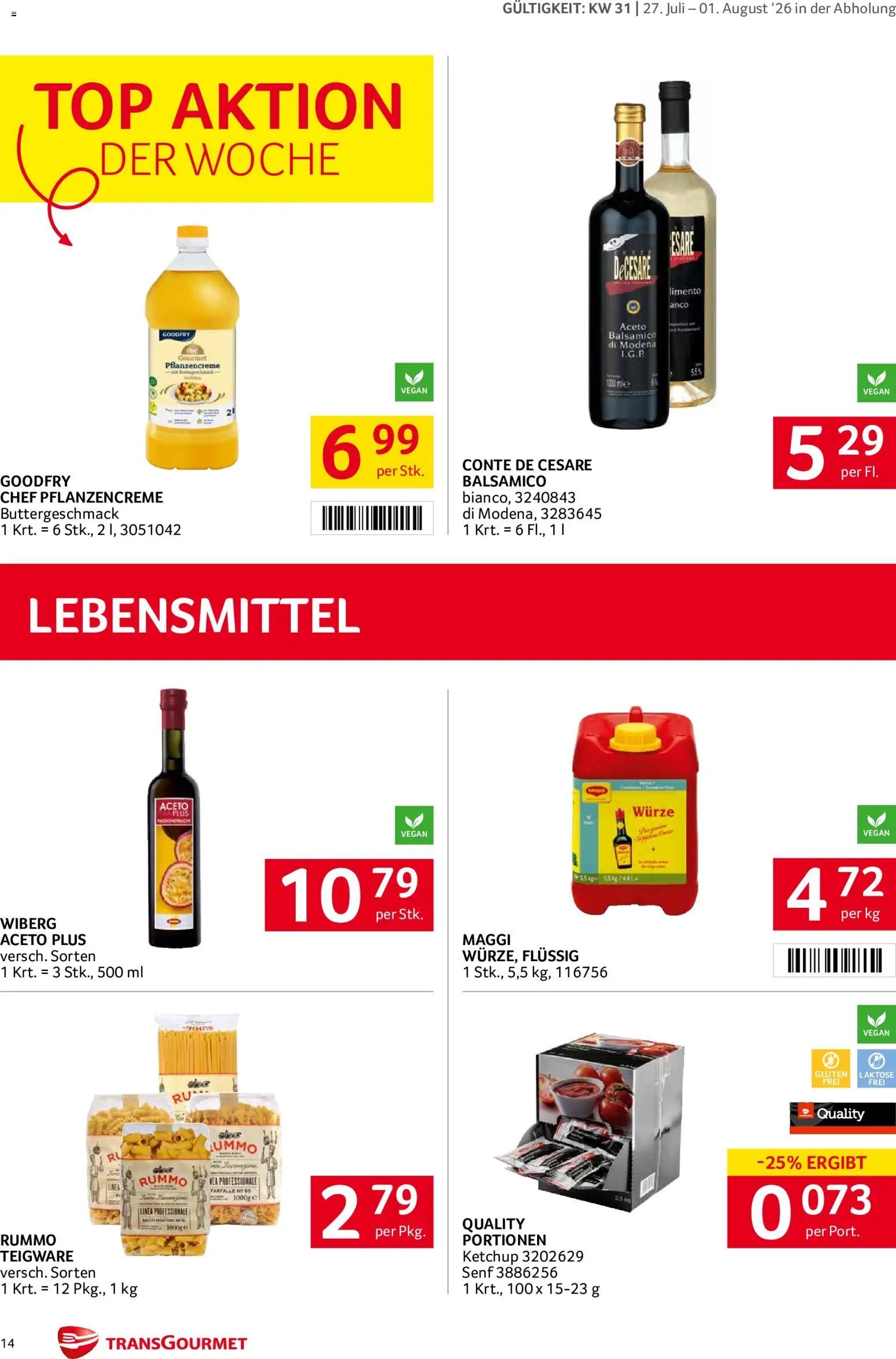 Transgourmet Flugblatt