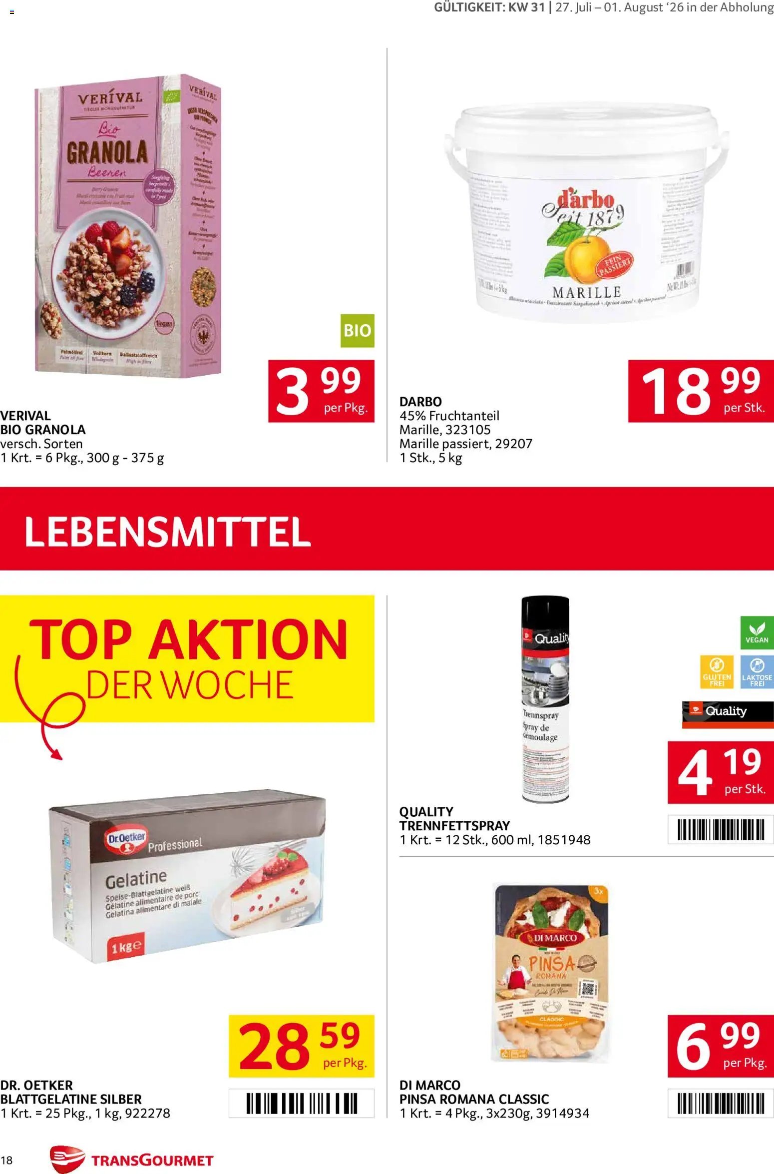 Transgourmet Flugblatt